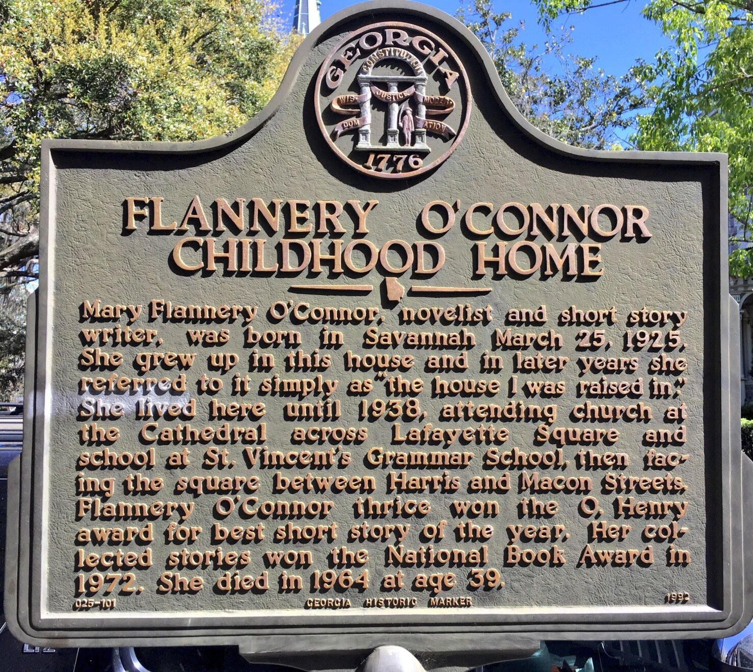 FLANNERY O'CONNOR HOUSE