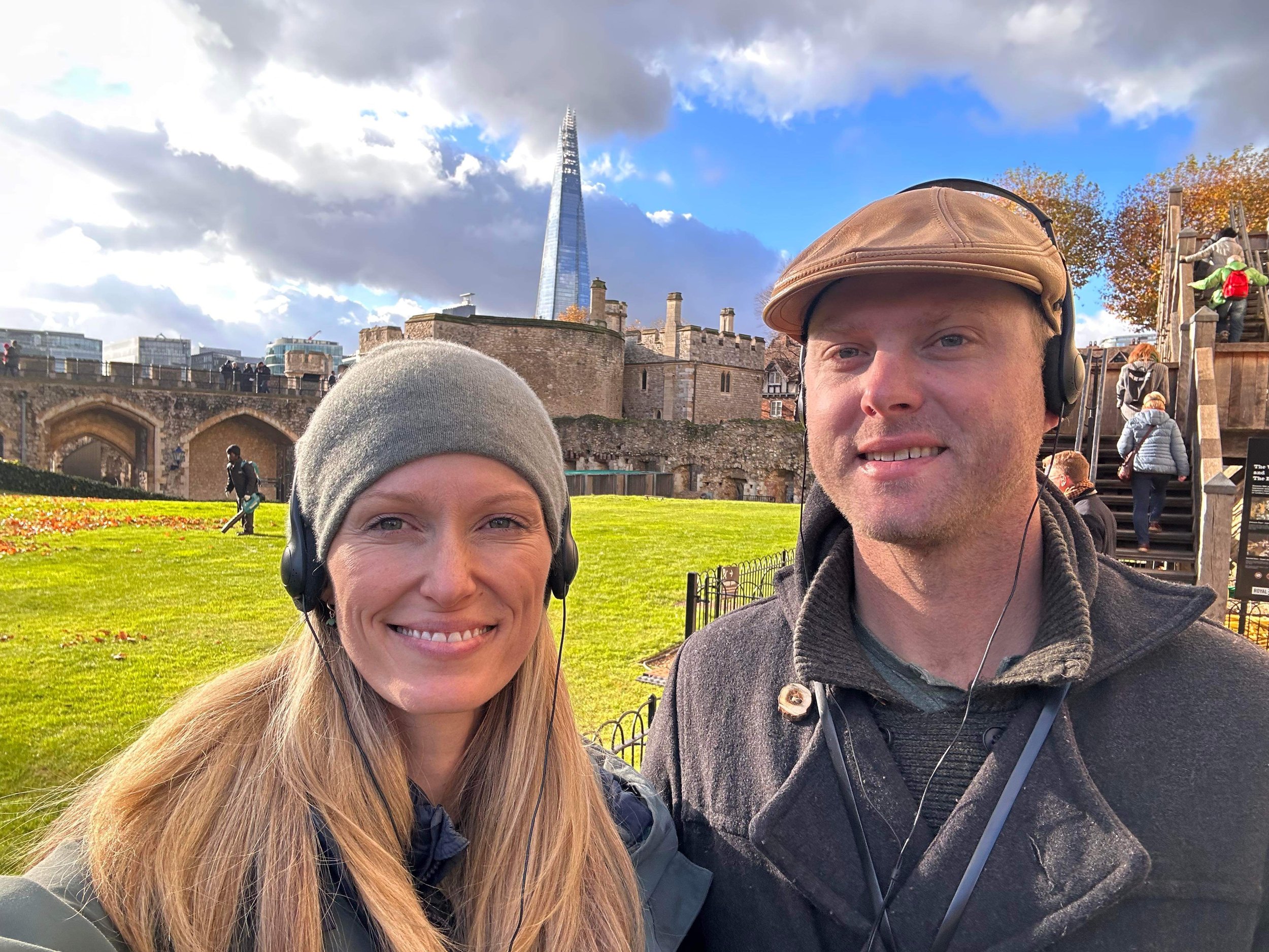  Brock was able to visit Tiffany and Tom in England the last week of November.  He had a wonderful trip and was able to tour the Tower of London, supper with Tom’s father and step-mother Guy and Deb Stokely, and a tour through Blenheim Palace where W