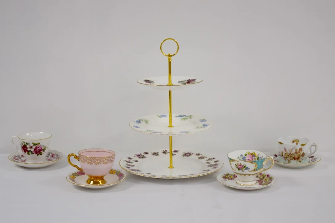 Assorted Afternoon Tea Cups
