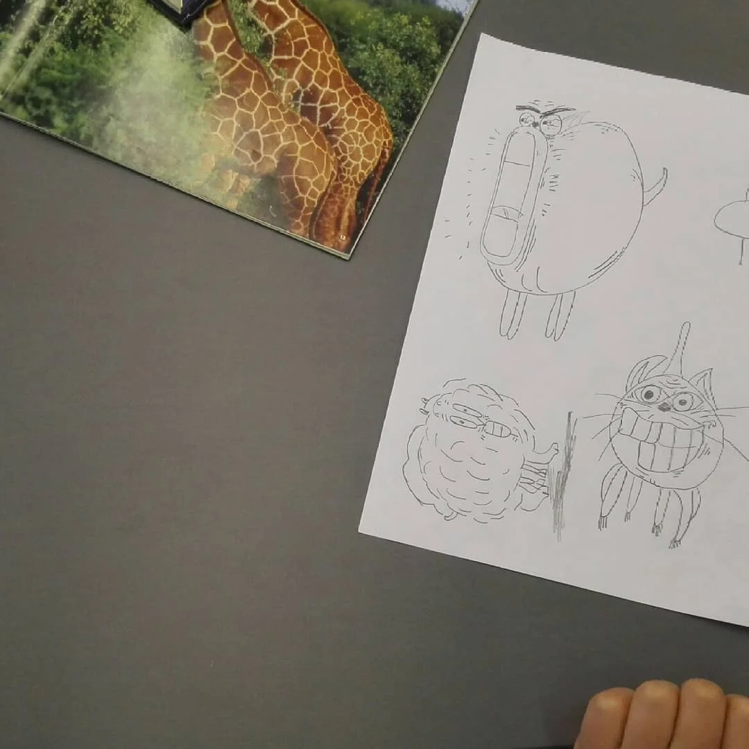 Some of the children already had their own styles