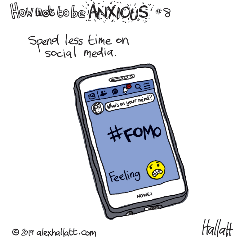 How Not To Be Anxious - disconnect from social media