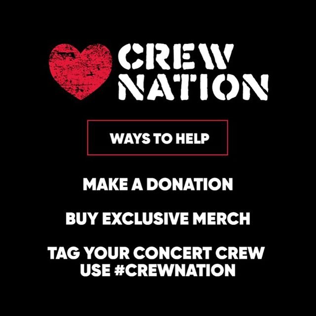 Thank you to our TORONTO crew members and beyond who make each and every live show happen. We are extending a helping hand to those workers who need it the most by announcing the #CrewNation Fund. Live Nation is committed to donating $10 million: $5M