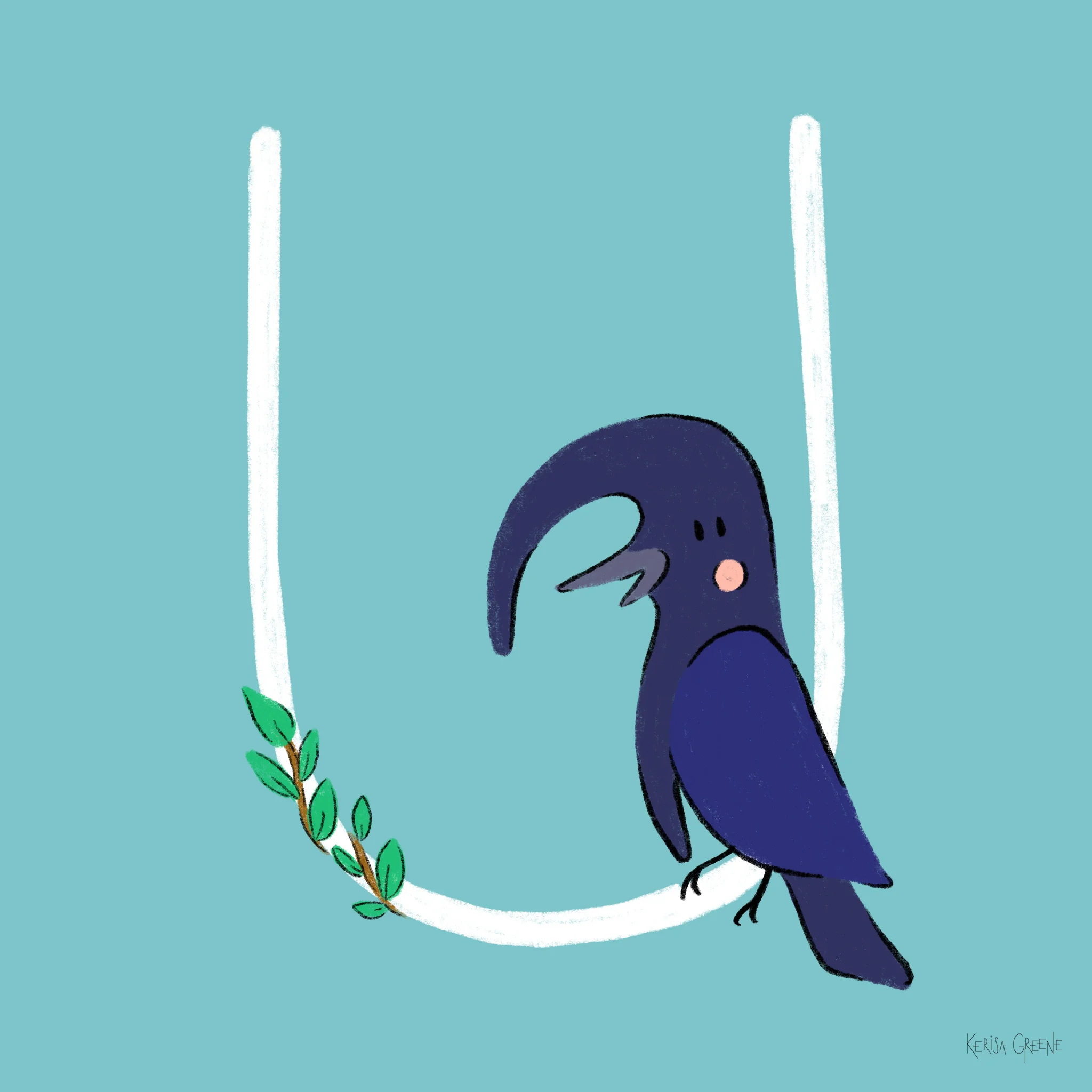 U is for Umbrella Bird These birds are altitudinal migrants, which means they migrate to different altitudes in the mountains instead of migrating across the land.