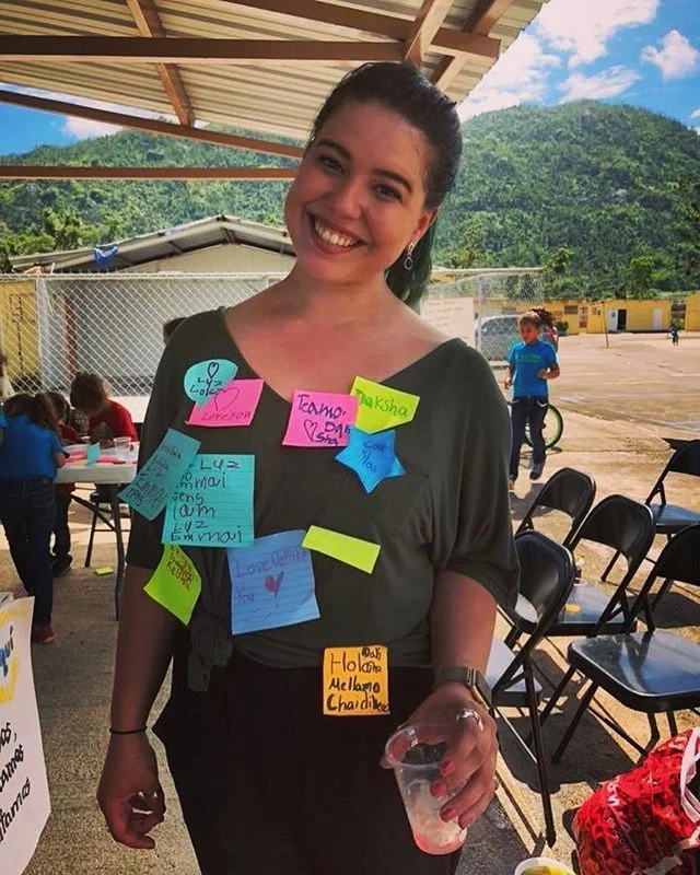 The best part of working with students? They shower you with sticky notes of love and friendship. #projectcoqui #yabucoa #puertorico