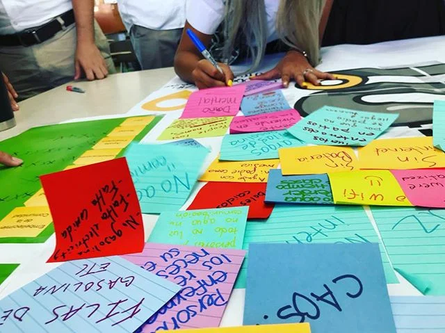 Que paso aqu&iacute;? Students in Ponce answer how Hurricane Maria affected them and their community. #ponce #puertorico #projectcoqui