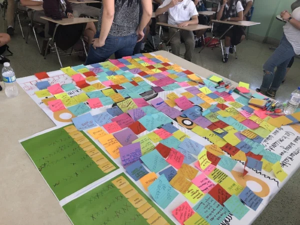 The dream board was absolutely covered!