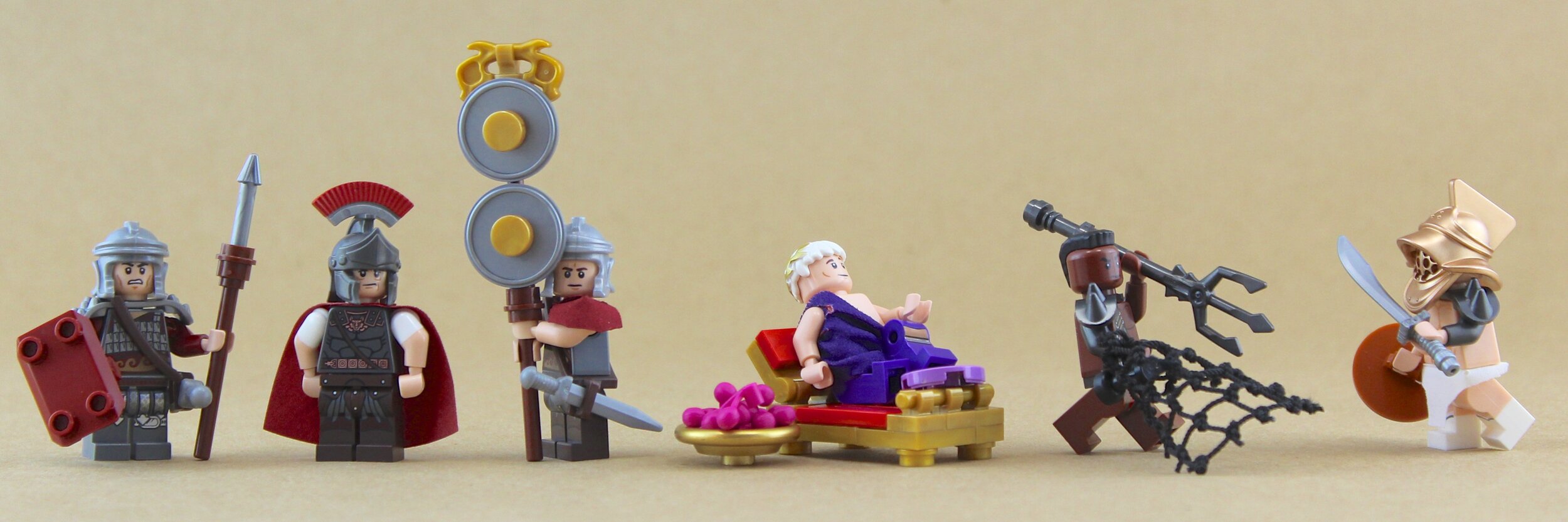 Custom MUSCLED CUIRASS Armor for Lego Minifigures Mythology Pick Your Color!