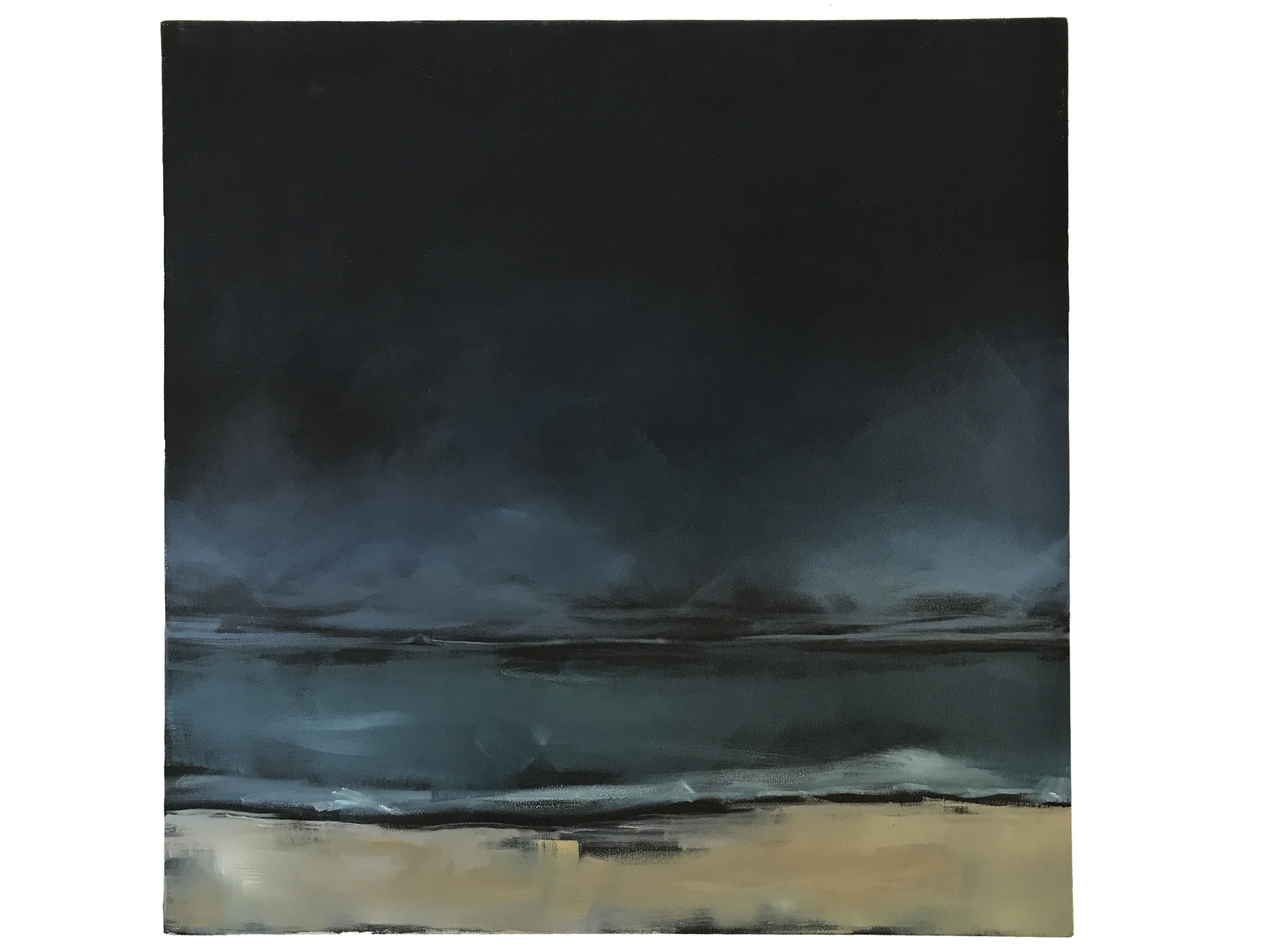 Shore At Night 30x30 Oil SOLD