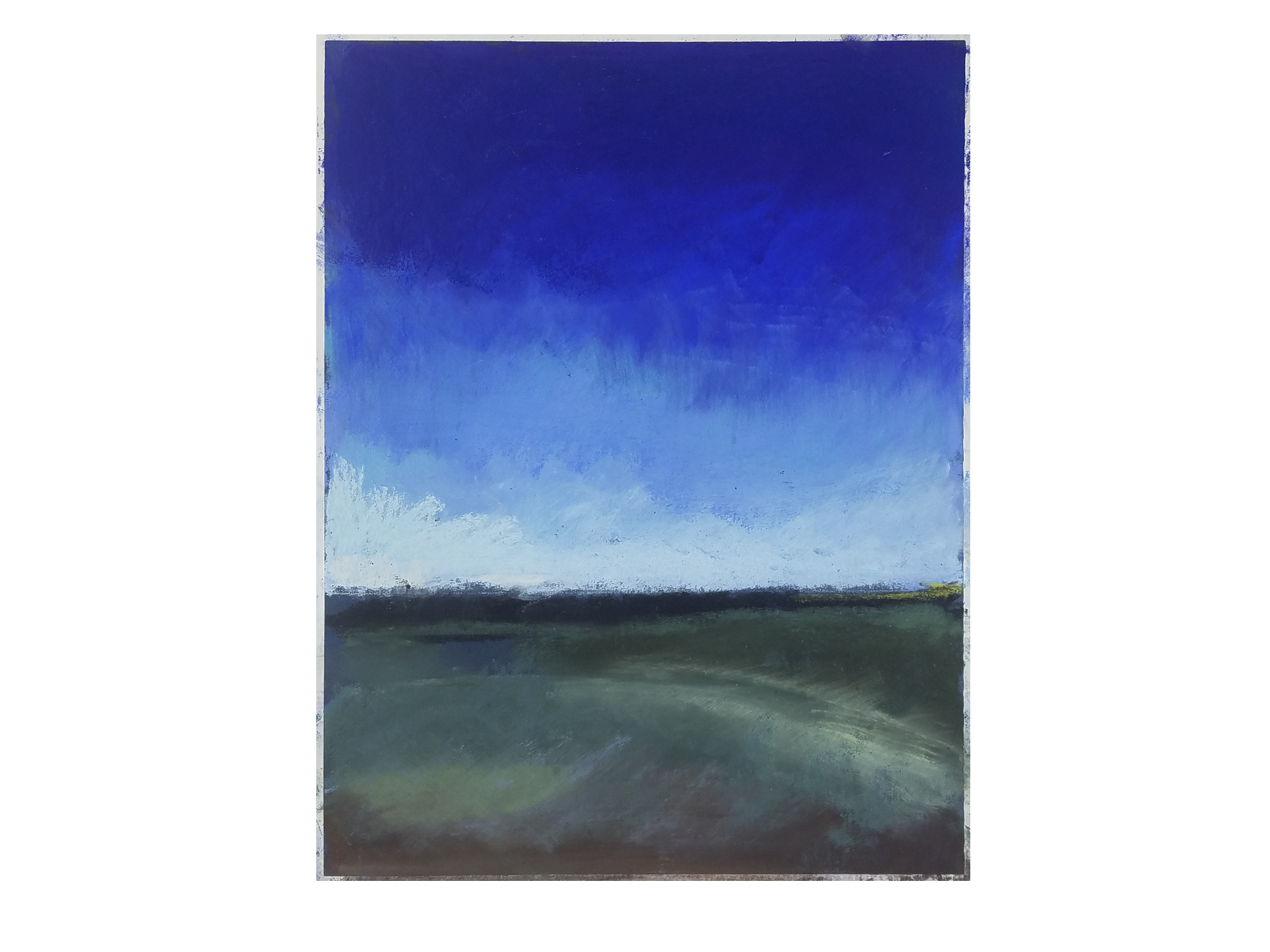Bay Horizon 9x12 Pastel On Paper