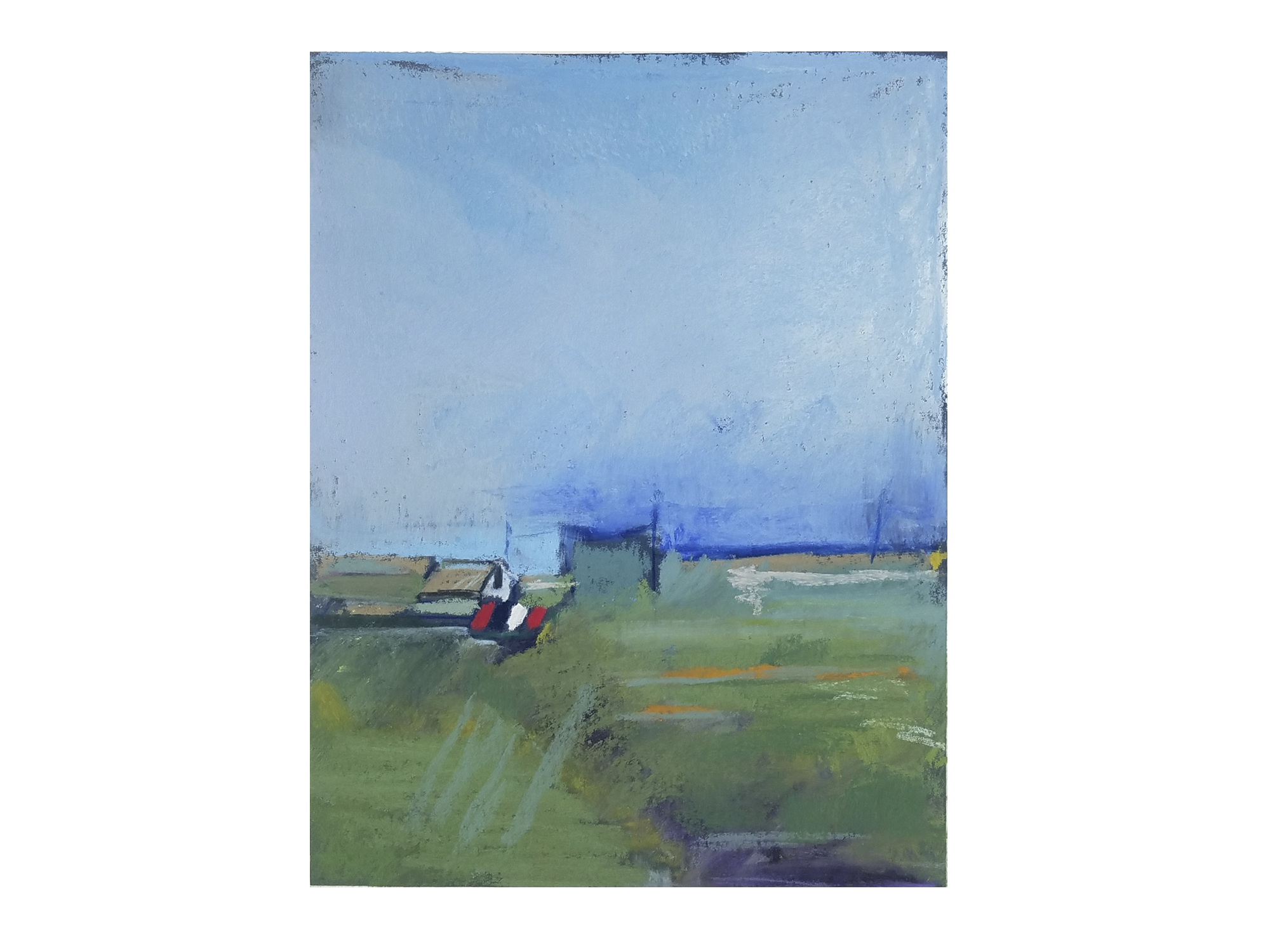 Lunch 9x12 Pastel On Paper