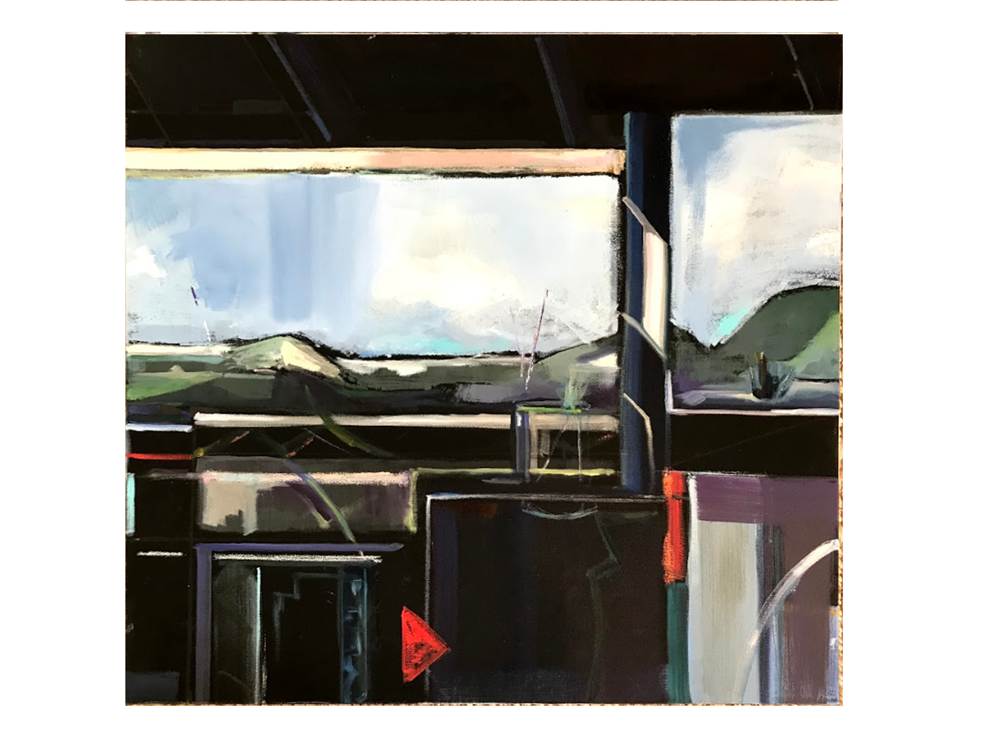 View from the Barge 2 30x30 Oil