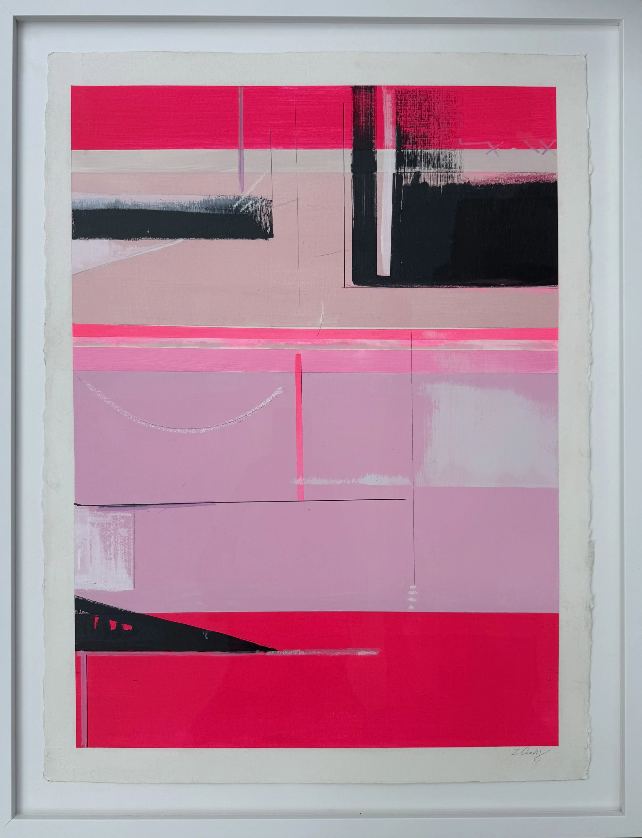  Vivid  18×24  Acrylic on Paper 