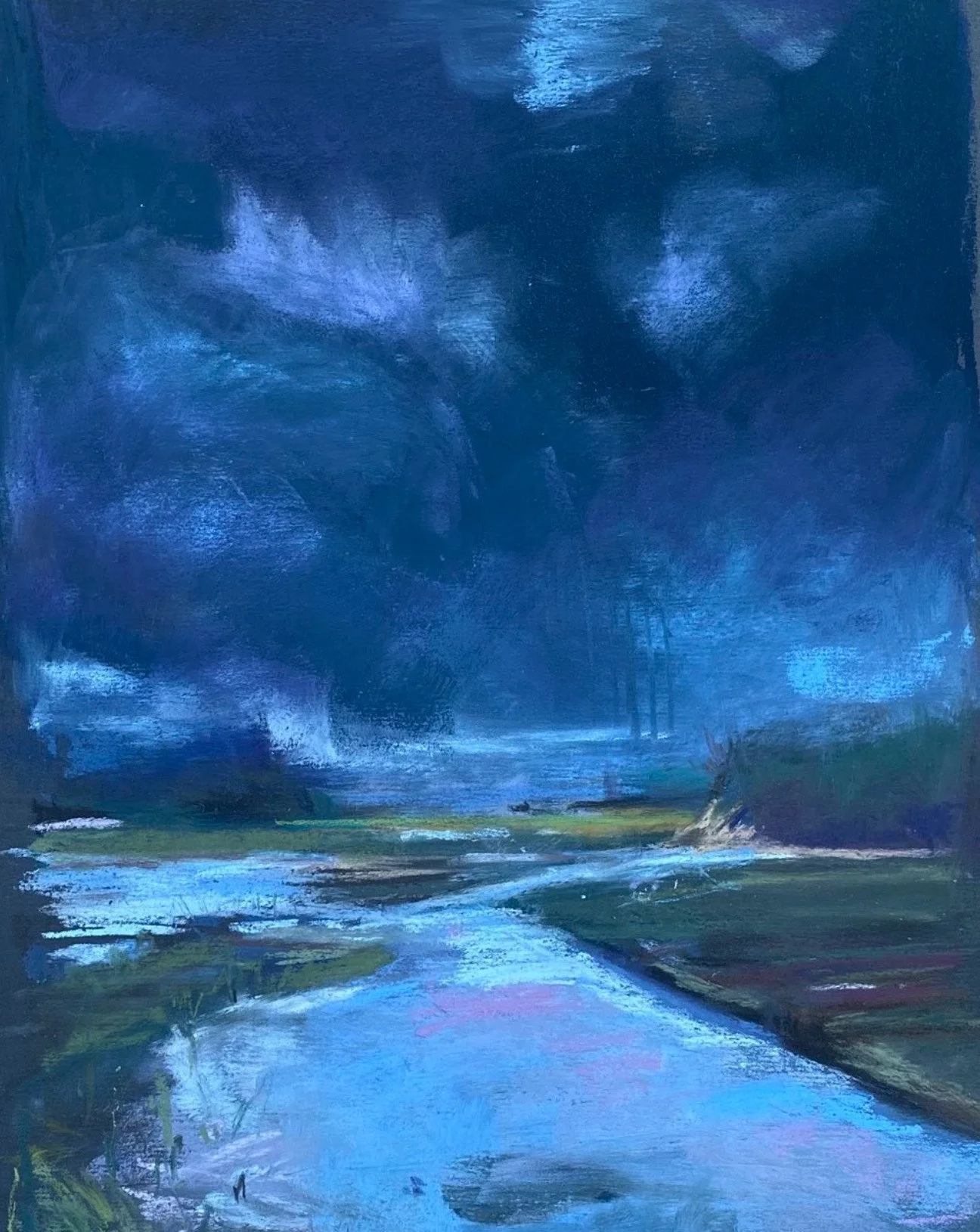  Bayside  11×14  Pastel on Paper 