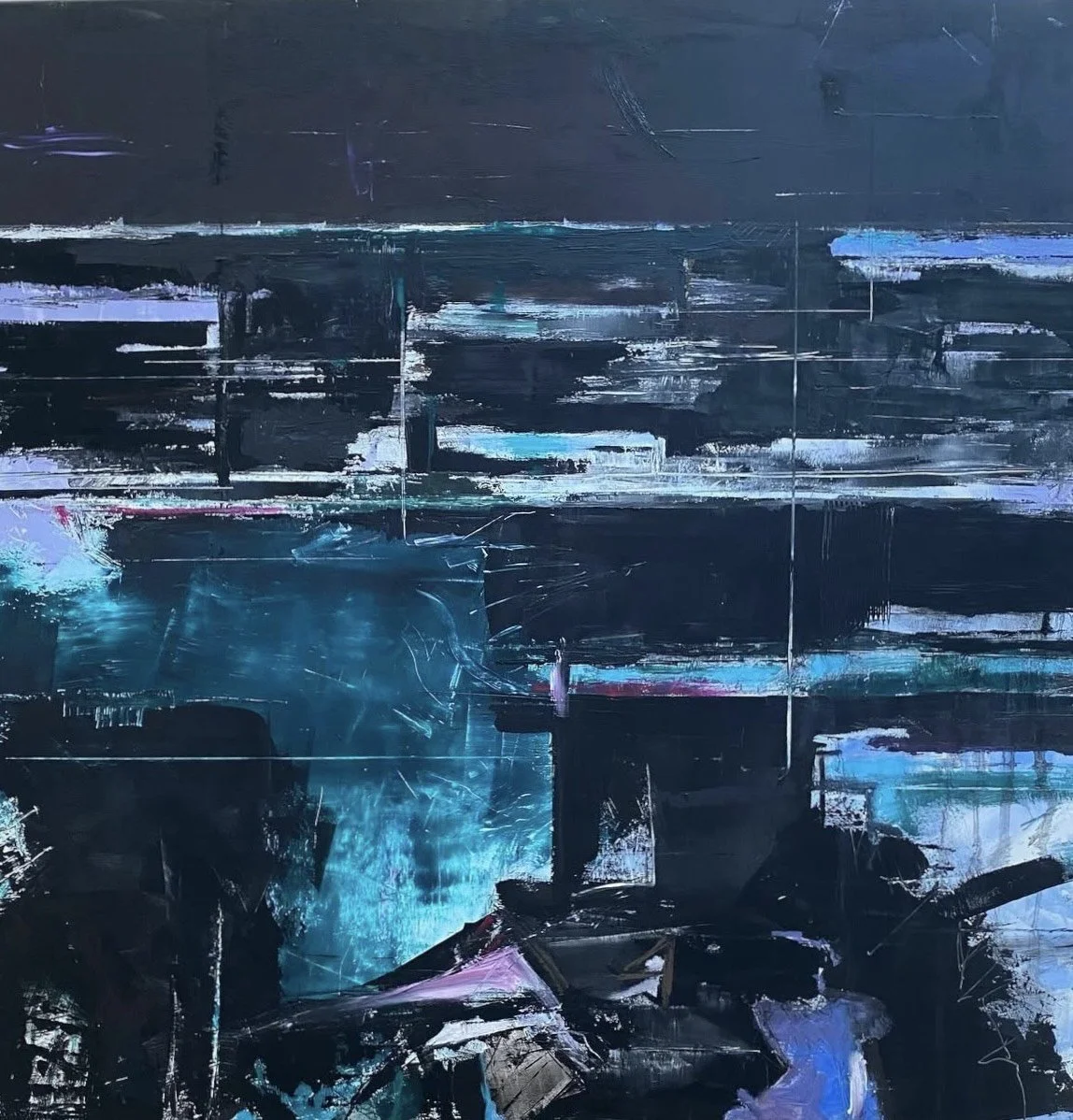  Piscine  36×36  Oil on Board 