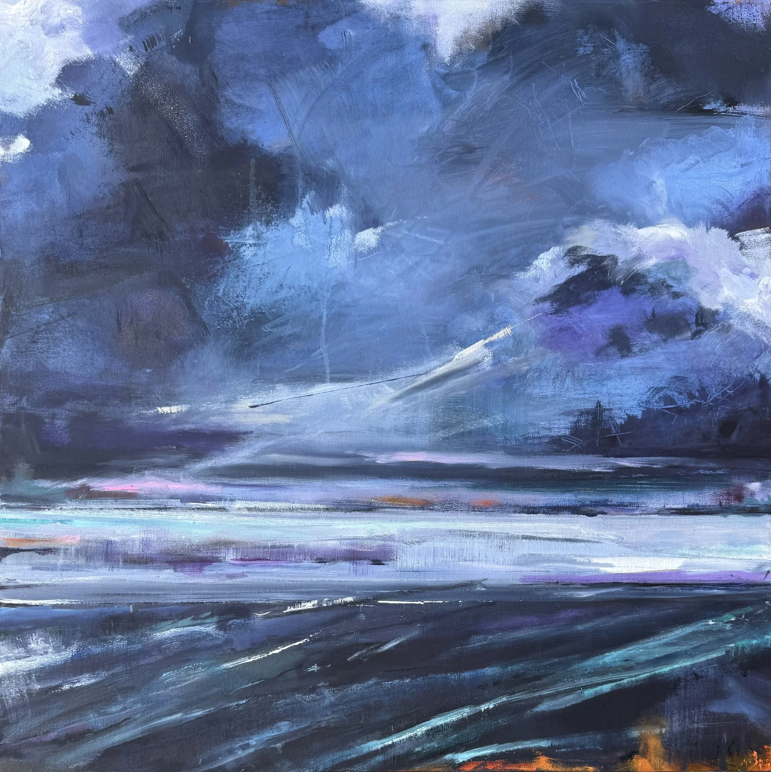  Dark Clouds  24×24  Oil on Canvas 