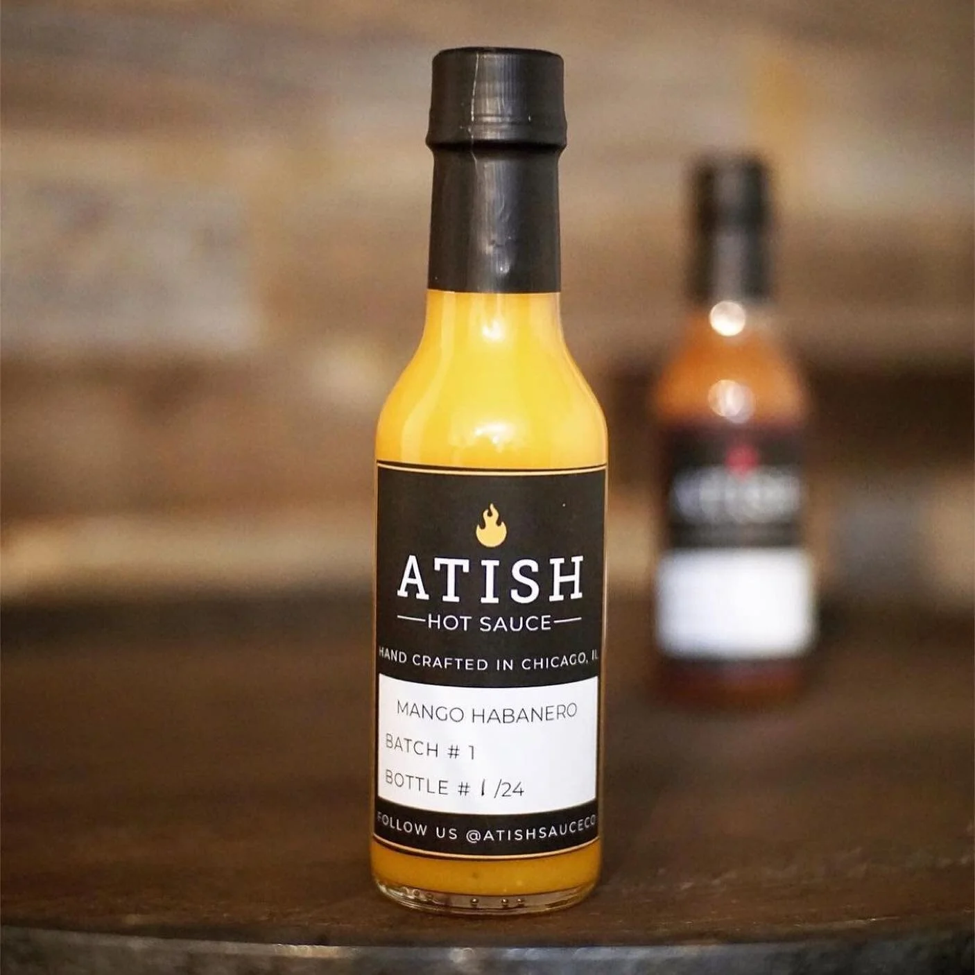 I recently worked on the logo and label for @atishsauceco and I wanted to share this for two reasons:

1. There&rsquo;s just something special about seeing your work come to life! I mean like, these bottles look SO good. 👀👀
2. More importantly, the
