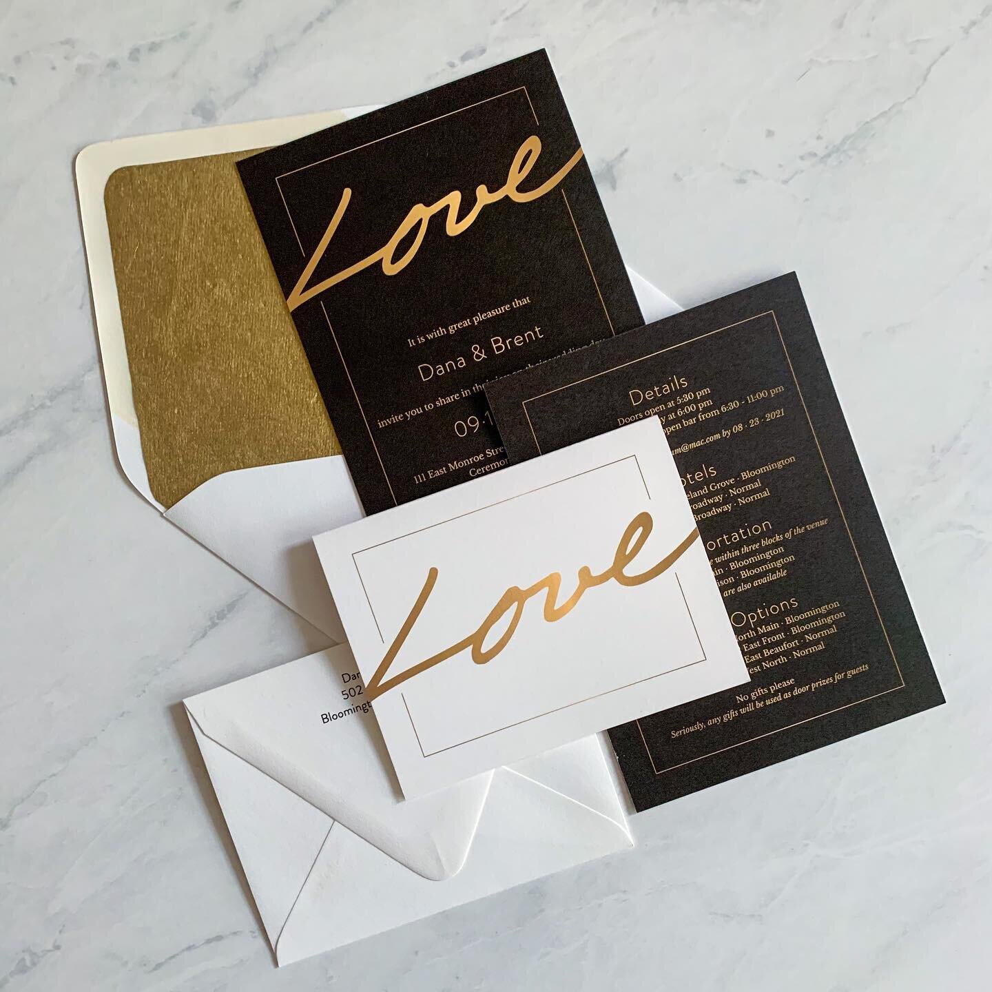 Some friends recently approached me and asked me to design their wedding invitations and thank you notes. They wanted to include a deeply personal touch: the handwriting of a deceased loved one. 

I love the way the wedding suite turned out. Other de