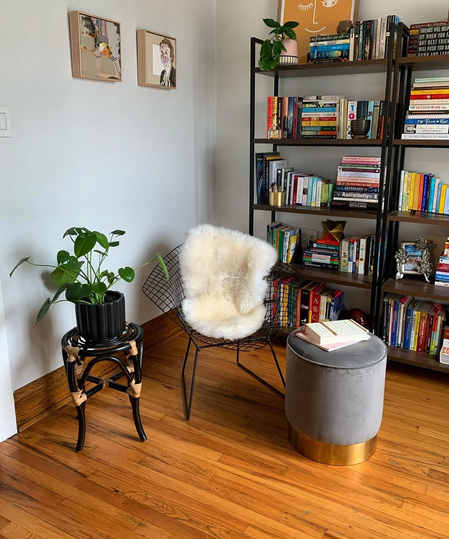 My aesthetic is eclectic. It&rsquo;s an amalgamation of all the places I&rsquo;ve been and hats I&rsquo;ve worn. I&rsquo;ve always been obsessed with art and design, but we can certainly blame my growing mid-century collection on working the gallery 