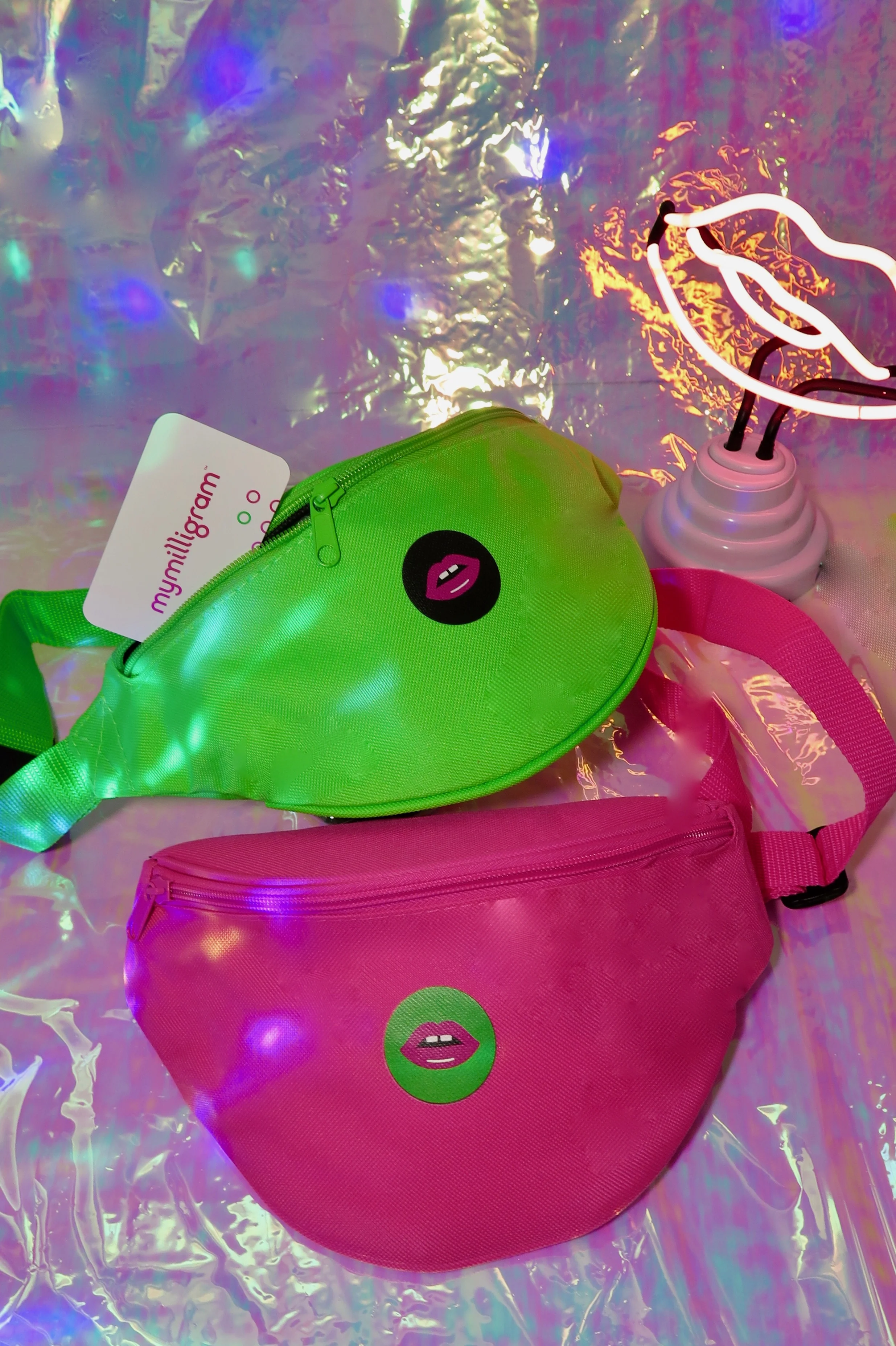 The mymilligram fanny pack has two pockets (for double the fun). Photo: © mymilligram.
