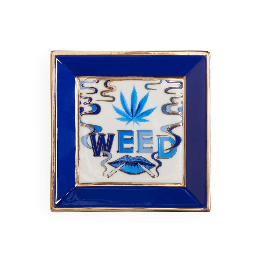 The perfect rolling tray in Jonathan Adler’s Druggist line.