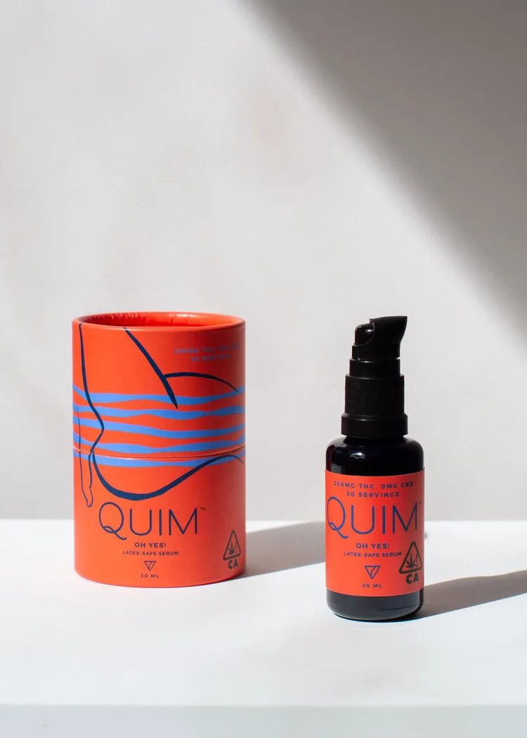 Quim Oh Yes! latex-safe serum. Photo courtesy of Quim .