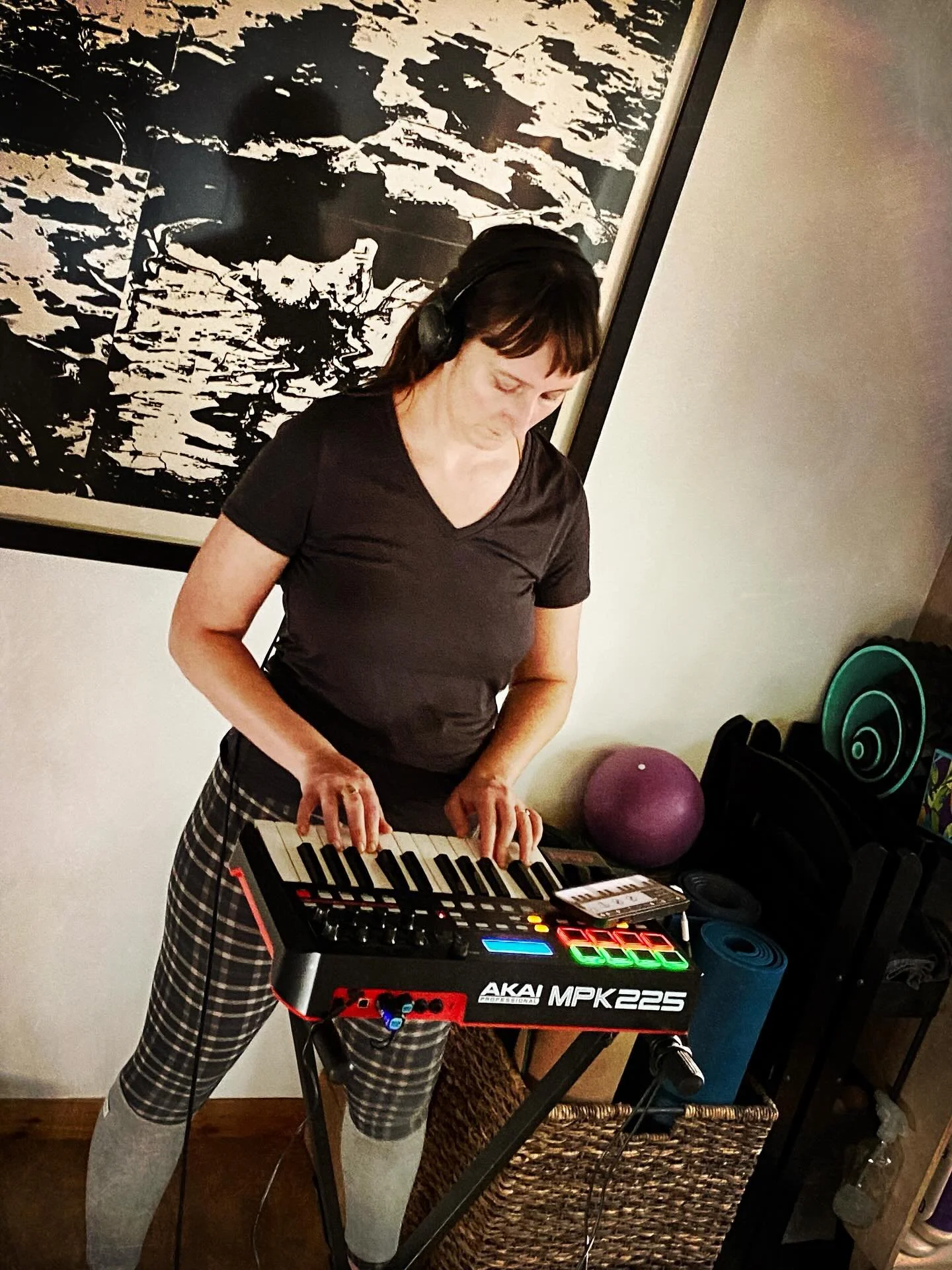 leg warmers are a must when tracking keys...