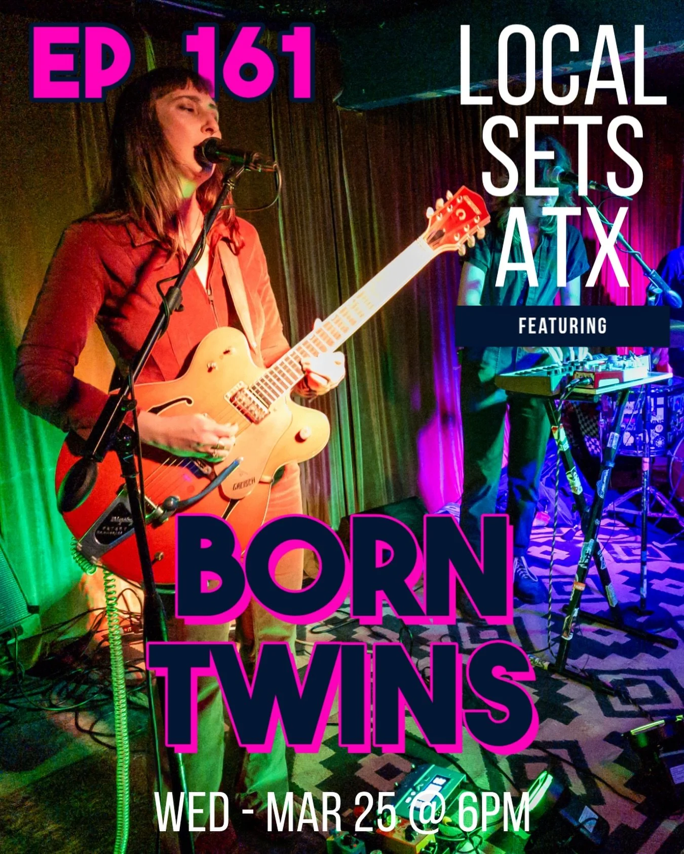 Playing @localsetsatx this Wed - doors 5:30. An intimate 30 person cap room, rsvp if you&rsquo;d like to come for the filming! https://www.eventbrite.com/e/born-twins-tickets-1984175035945