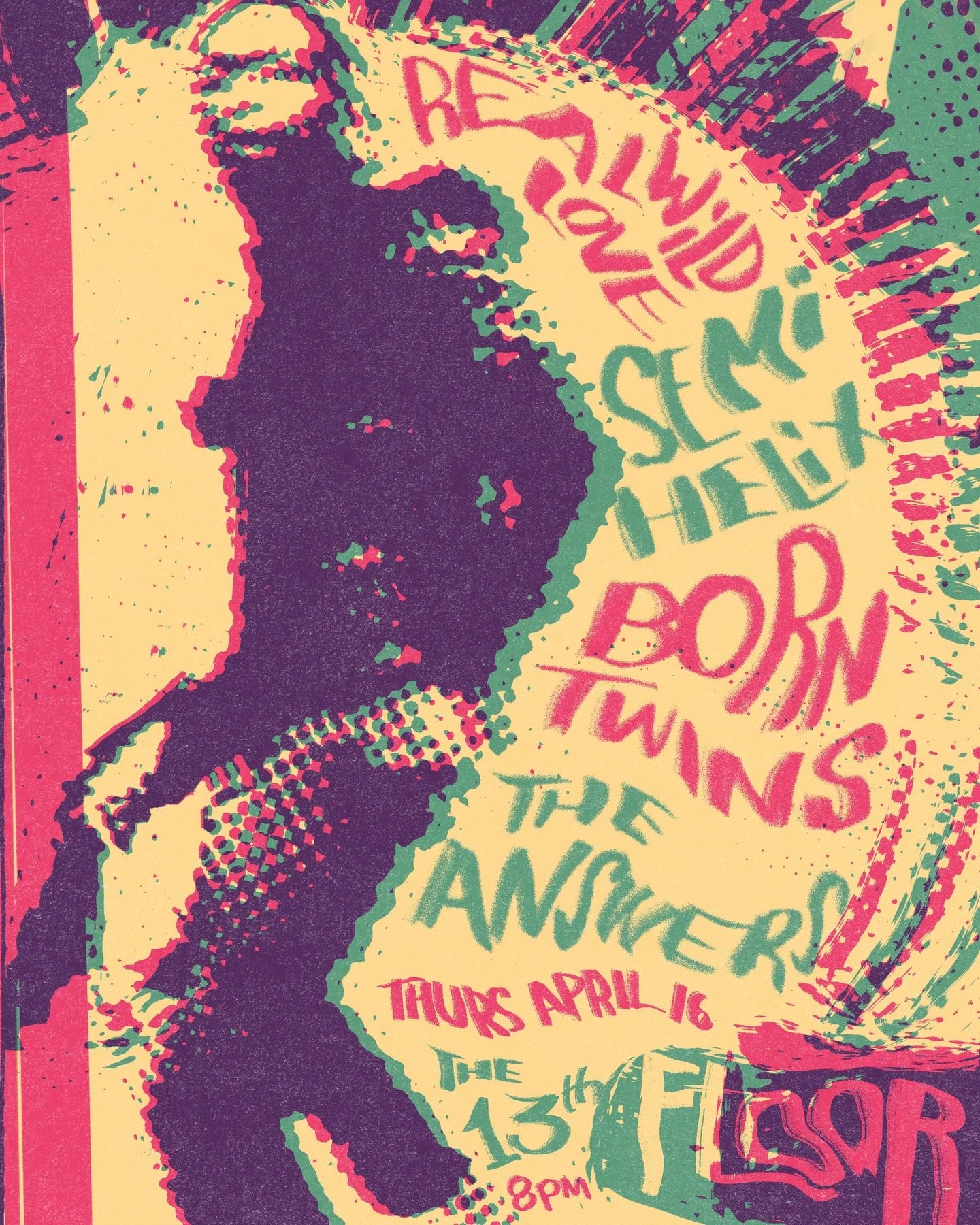 Feel like dancin'? We do. So come on down to @the13thflooraustin Thurs April 16 for @borntwinsmusic VINYL RELEASE PARTY with @realwildlove @semihelix and @theanswersatx great music GUARANTEED ;)

Doors at 8 music starts at 830
@theanswersatx - 830
@b