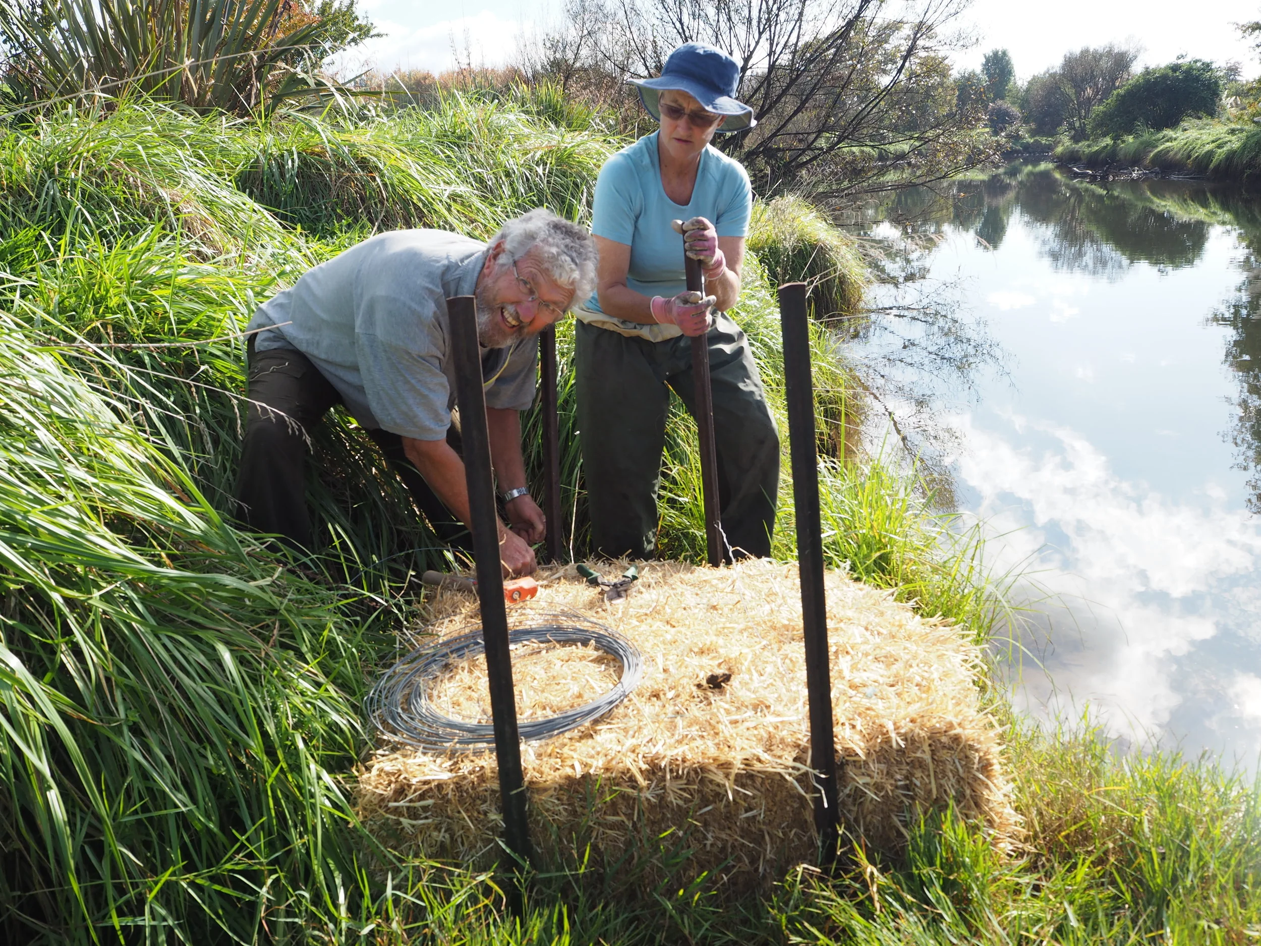  Installing artificial spawning habitat to monitor inanga eggs   