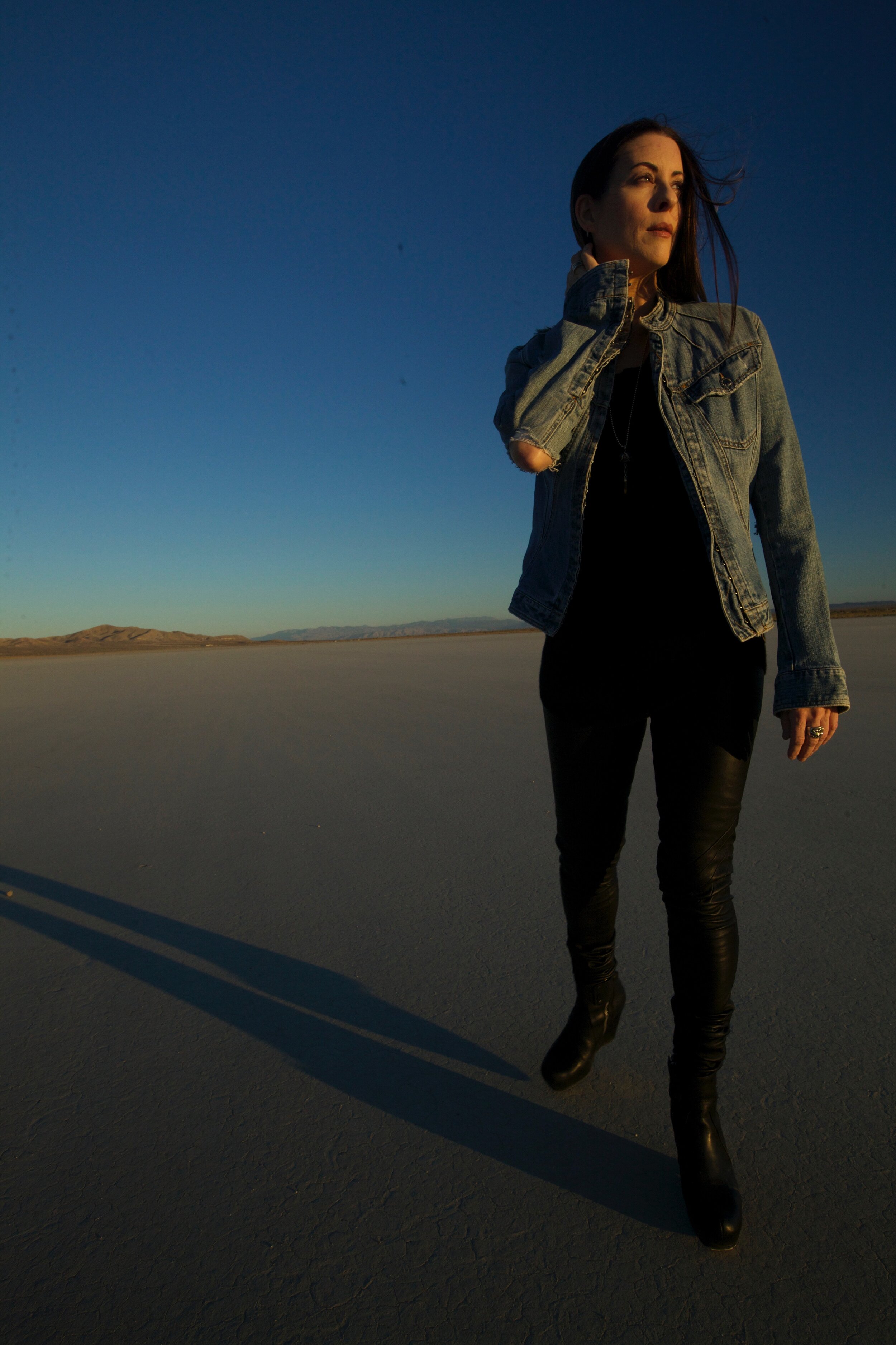 Connie Hunt Wistful Desert Blues by Jim Shea