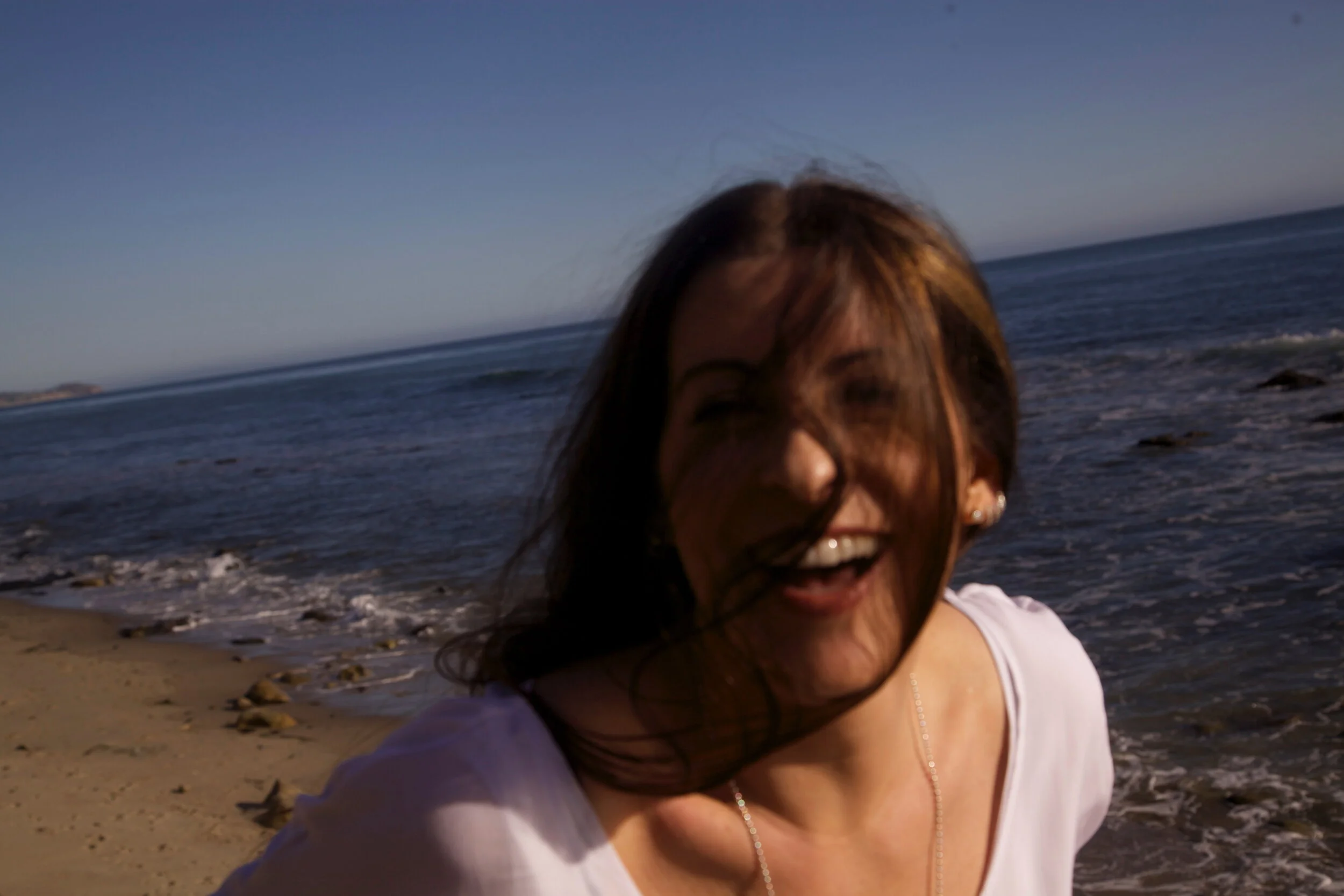 Connie Hunt Beach Laughs by Jim Shea