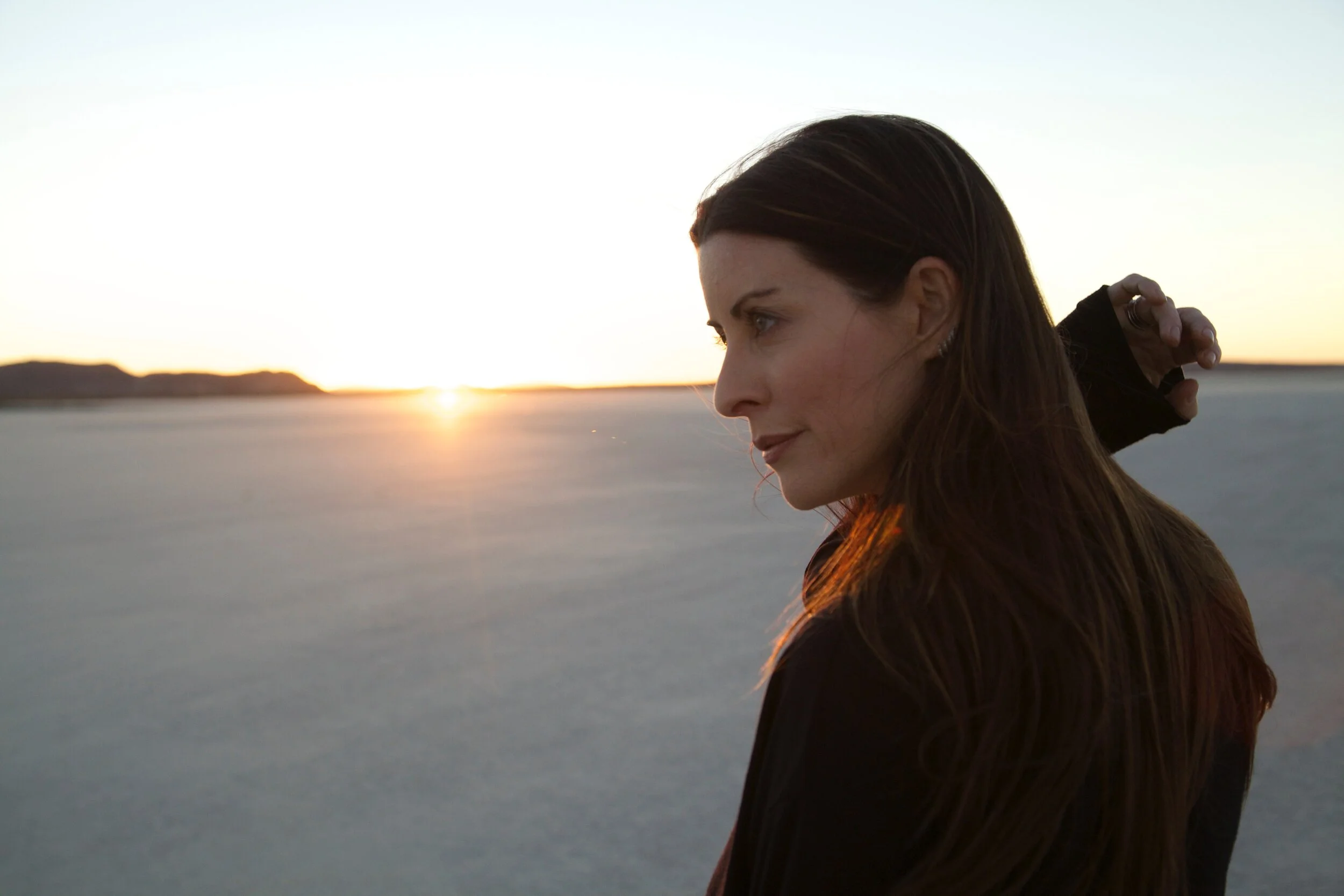 Connie Hunt Into the Sunset by Jim Shea