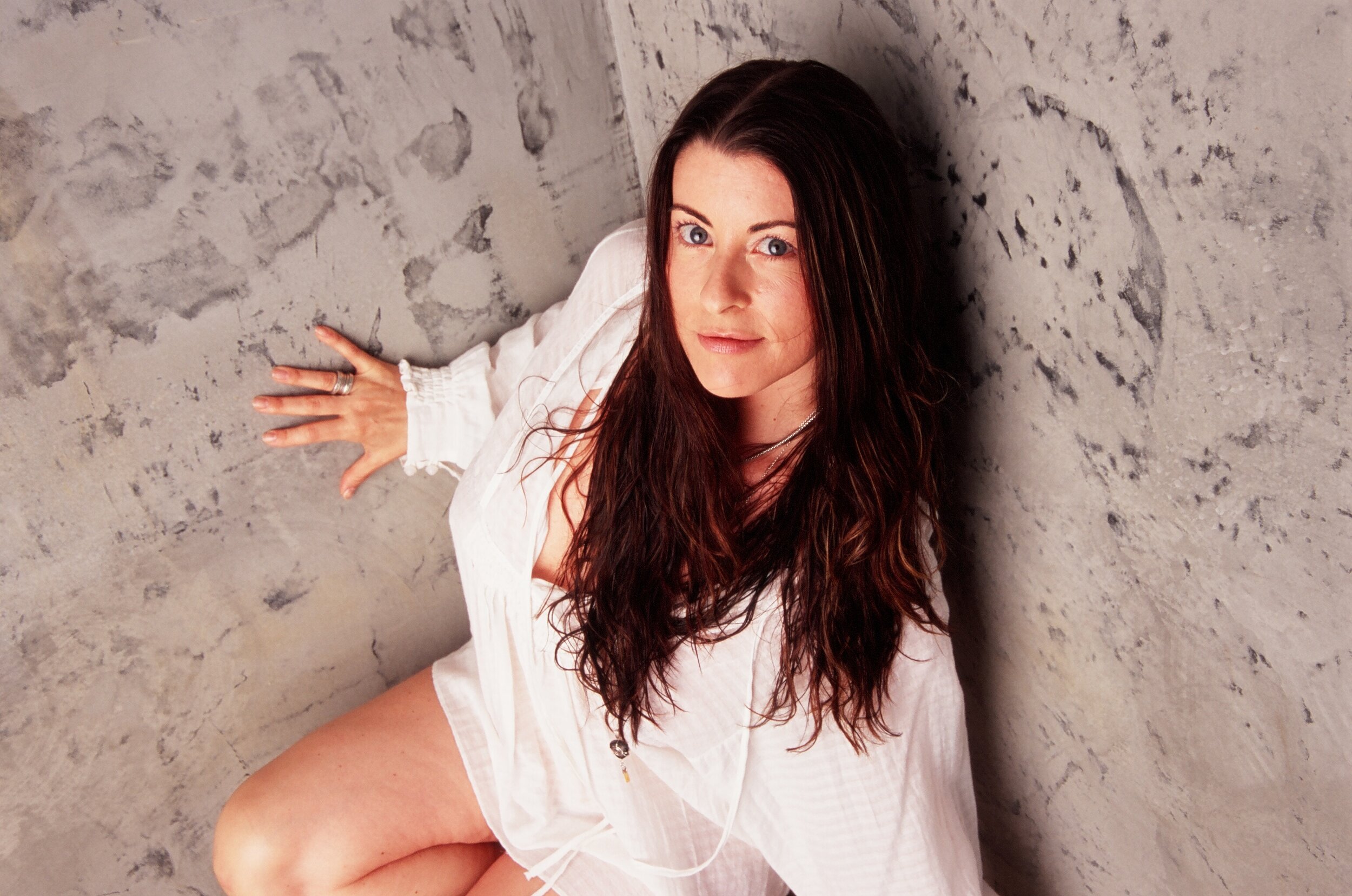 Connie Hunt White Yoga 8 by Jim Shea