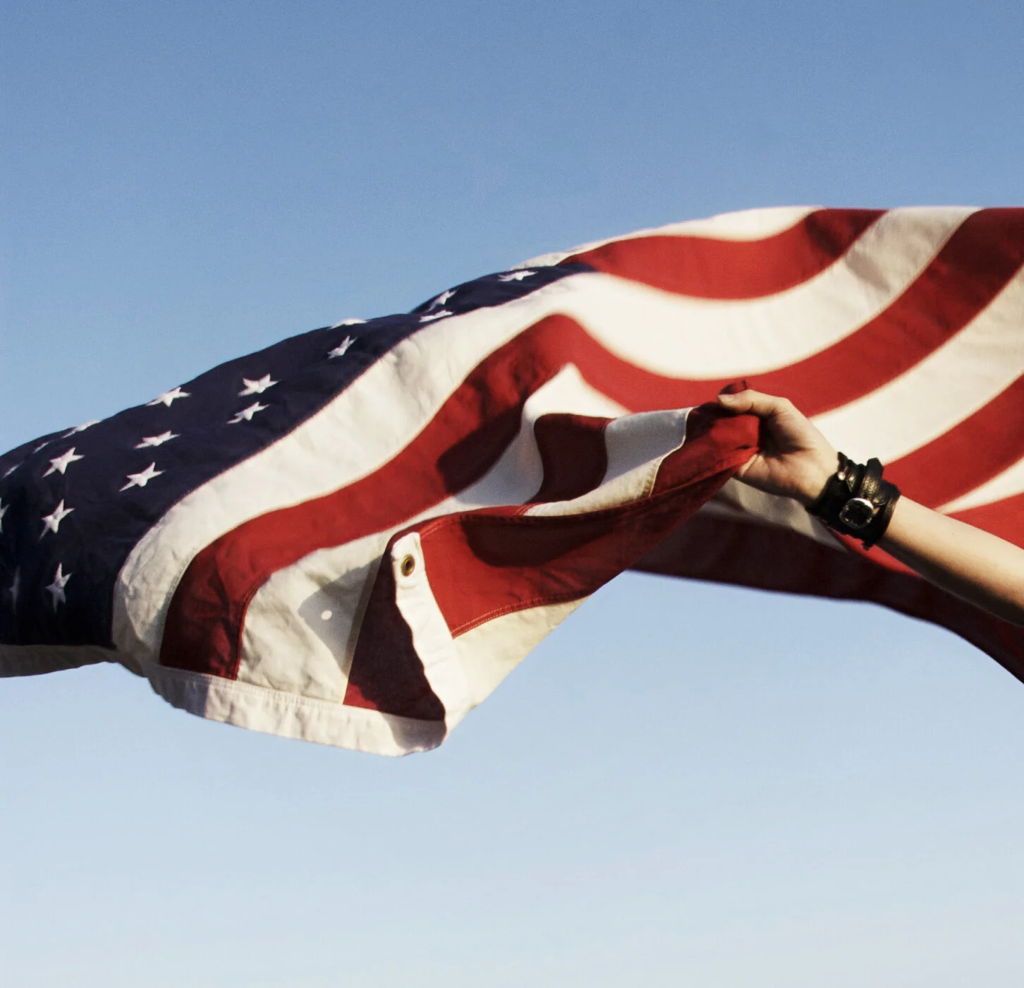 Connie Hunt Let Your Flag Fly by Jim Shea