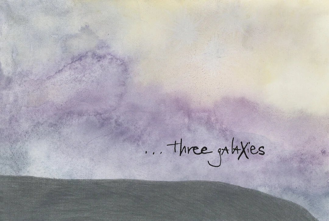 Three Galaxies by Connie Hunt