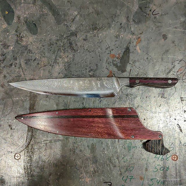 Finally! 
#bladesmithing #bladesmith  #skilledtrade #bladesmiths #knifetrade #knifemaking #knifemakers  #damascussteel #damascus #forge 
#kitchenknives #knifelovers  #chefknife #chefknives #cheflife #kitchentools #kitchentool

#diy #maker  #diyprojec