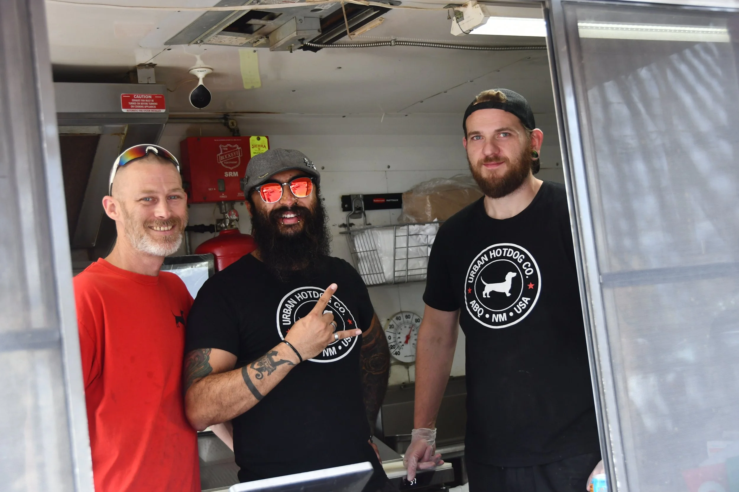 Delicious hot dogs were provided by an Urban Hot Dog food truck.