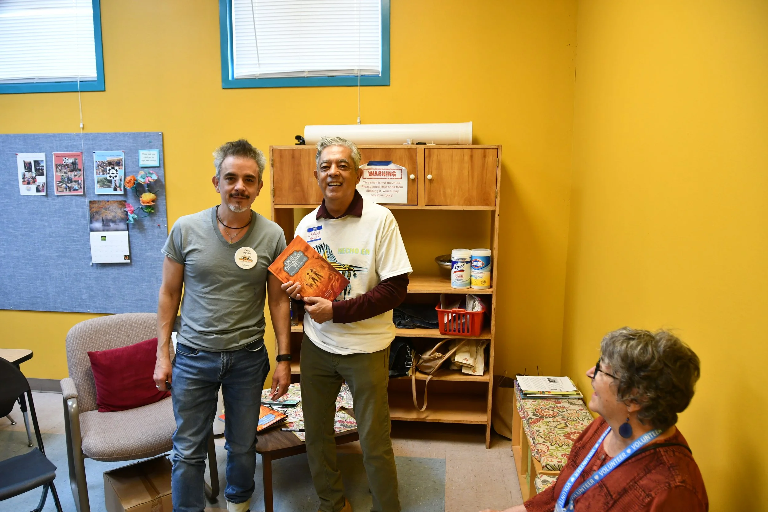 Brothers Paul Meyer (left) and Carlos Meyer (right), authors of "Under the Cottonwood Tree."