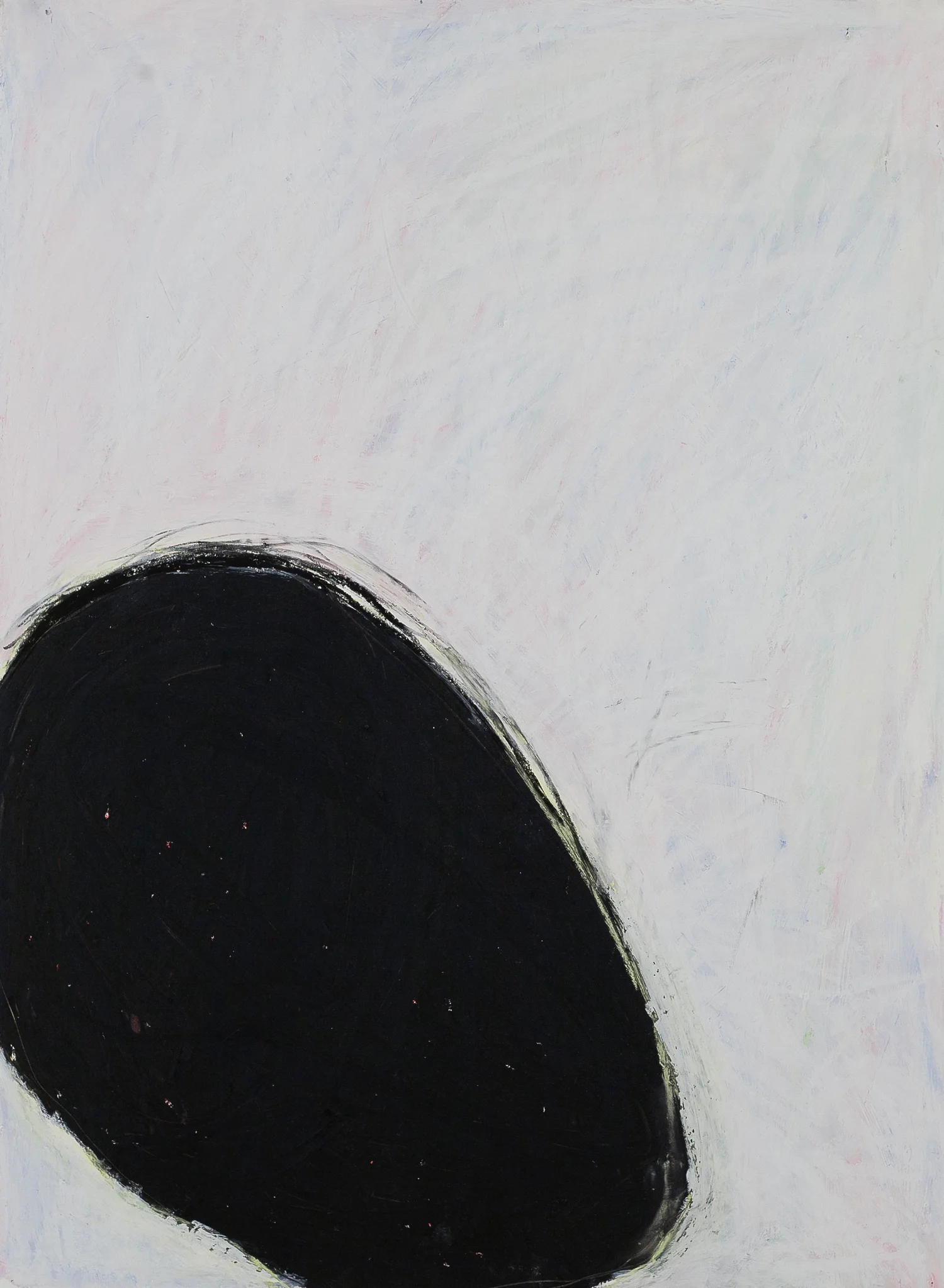 head shot no. 2 oil pastel on paper 22.5"x30" 1,500.00