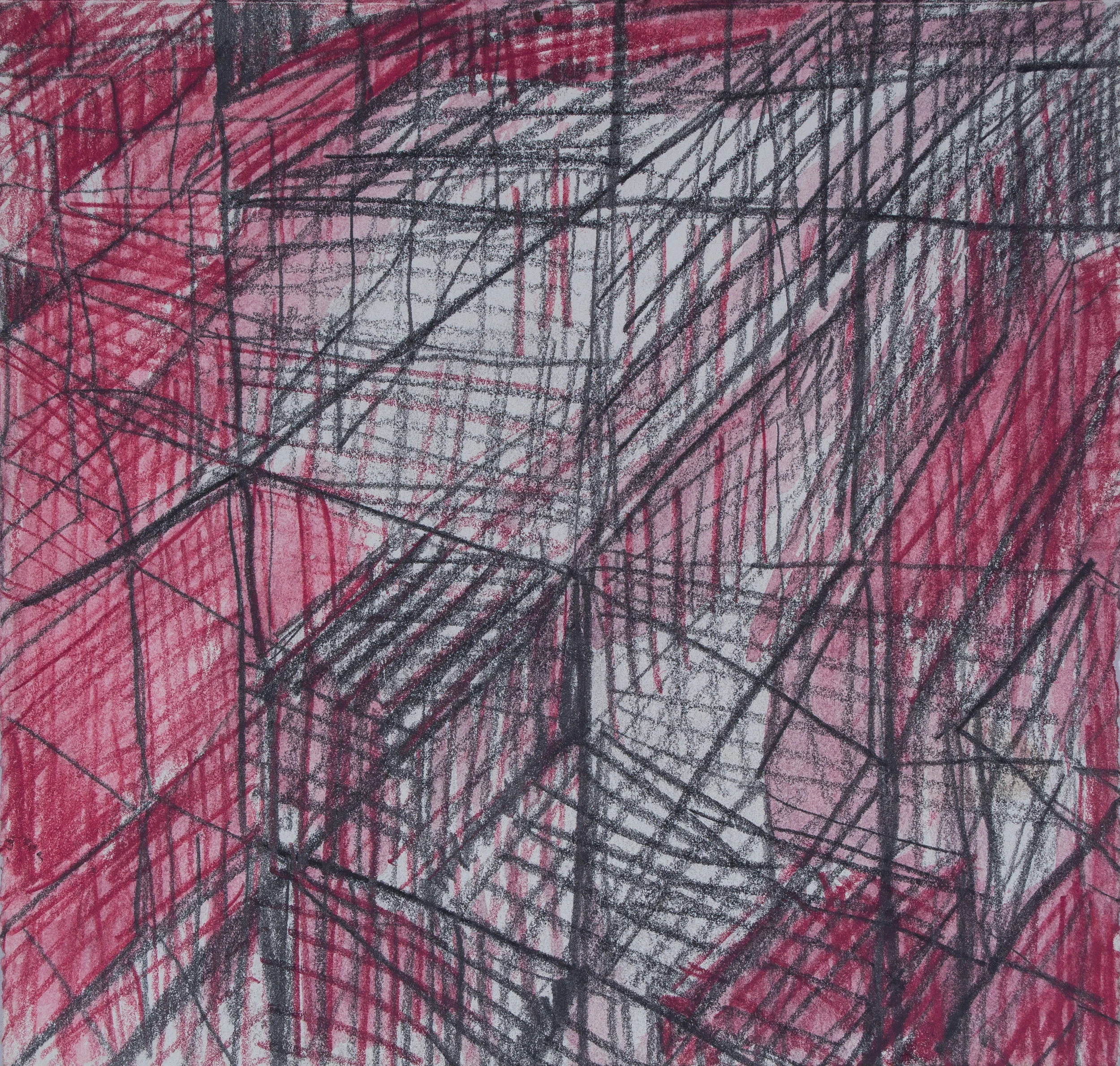 bare bones water color pencil and graphite on paper 6.5"x 6.25" 200.00