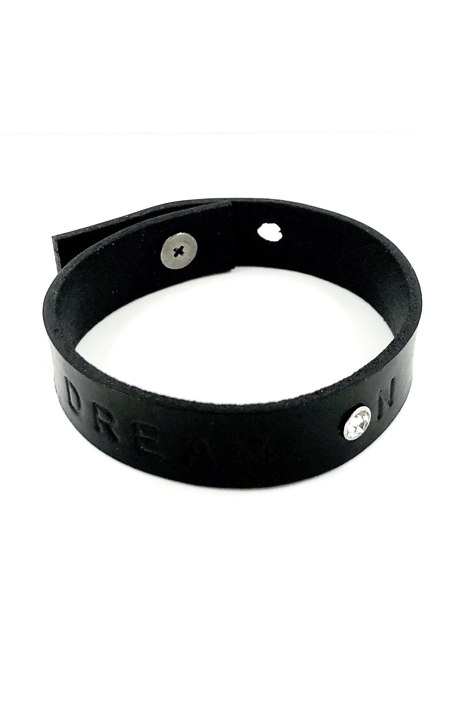 DREAM ON LEATHER BRACELET