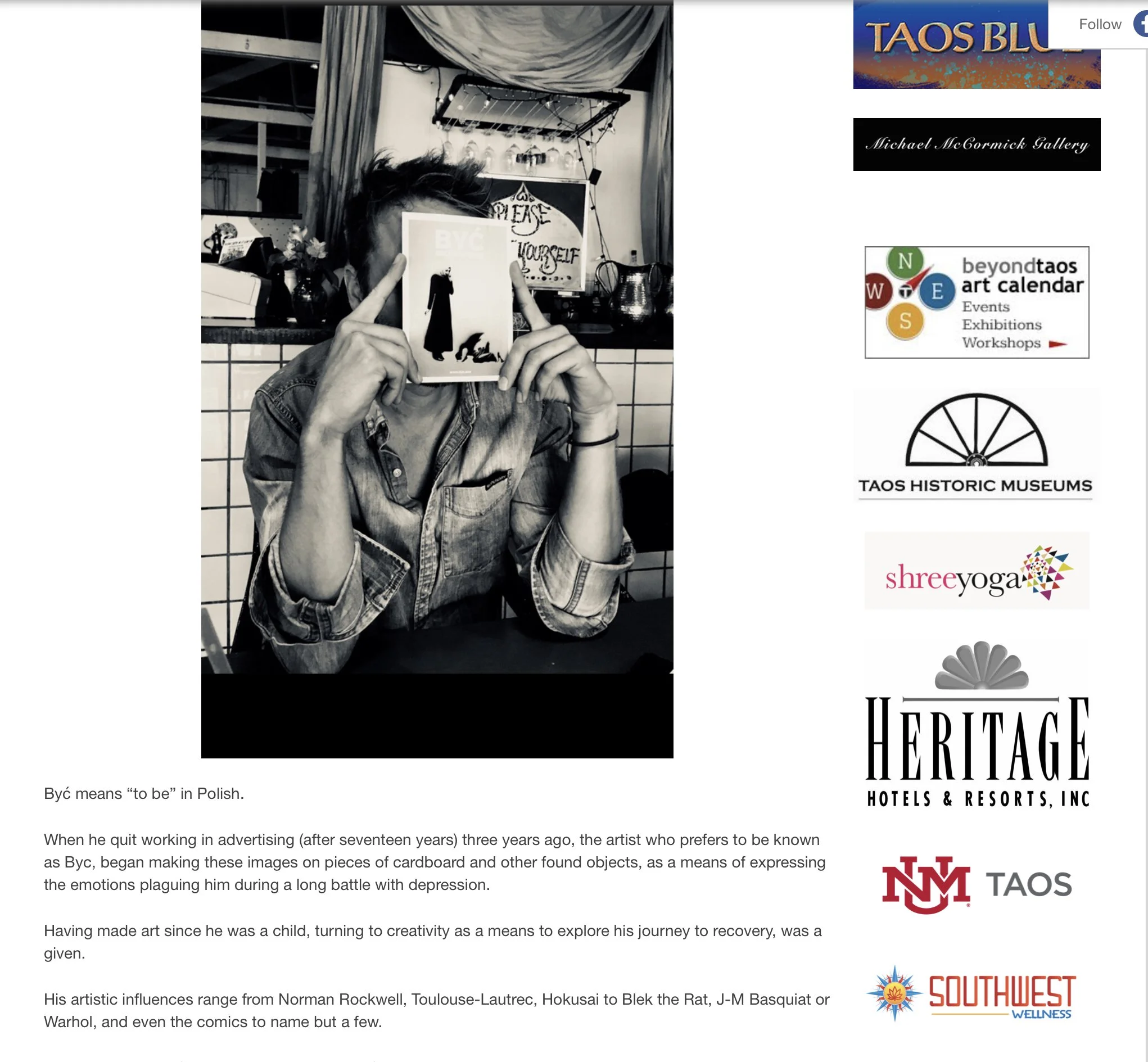 Być at the Bareiss Gallery by Lynne Robinson / 2018