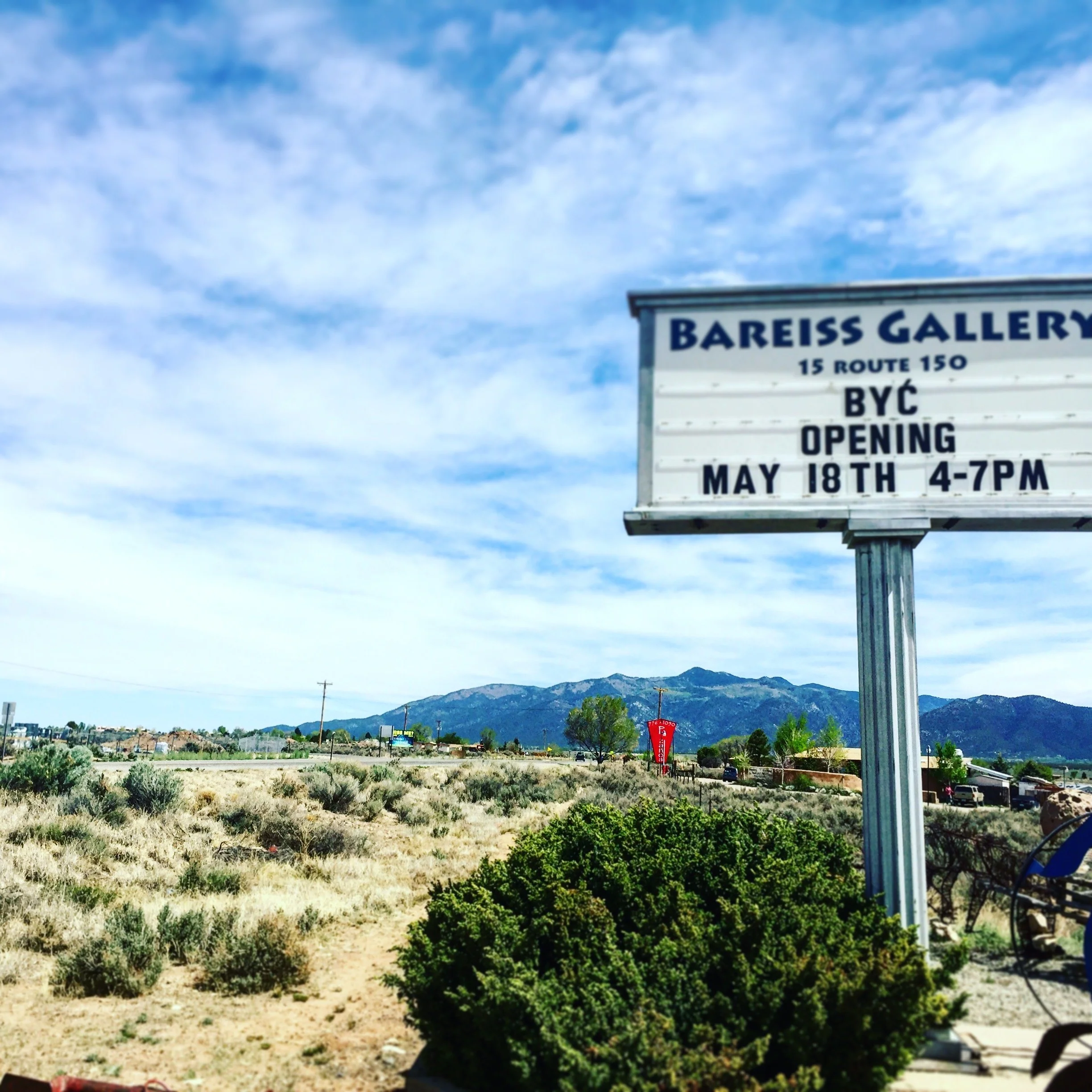 Bareiss Gallery Taos 2018 solo show