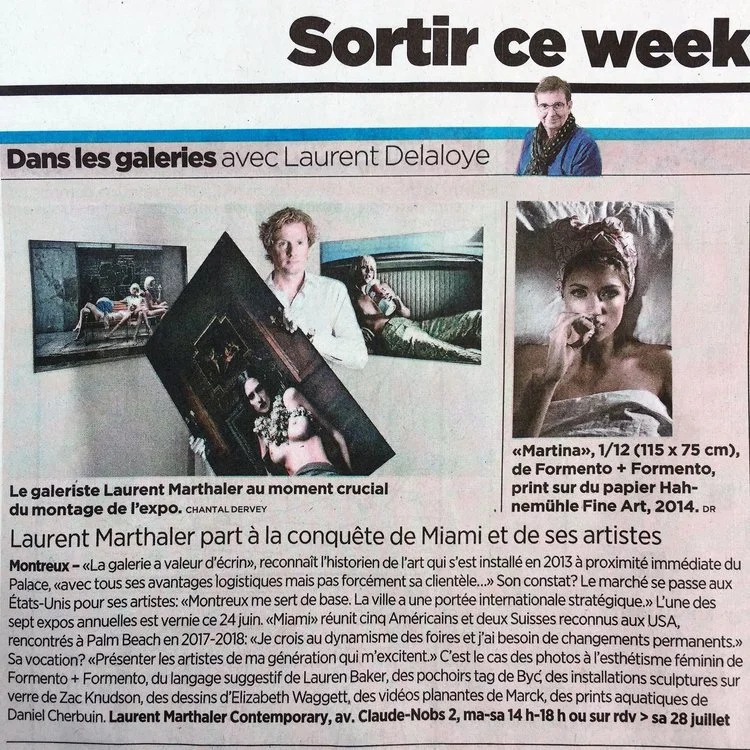 24 Heures / Laurent Marthaler Gallery Interview / 2023