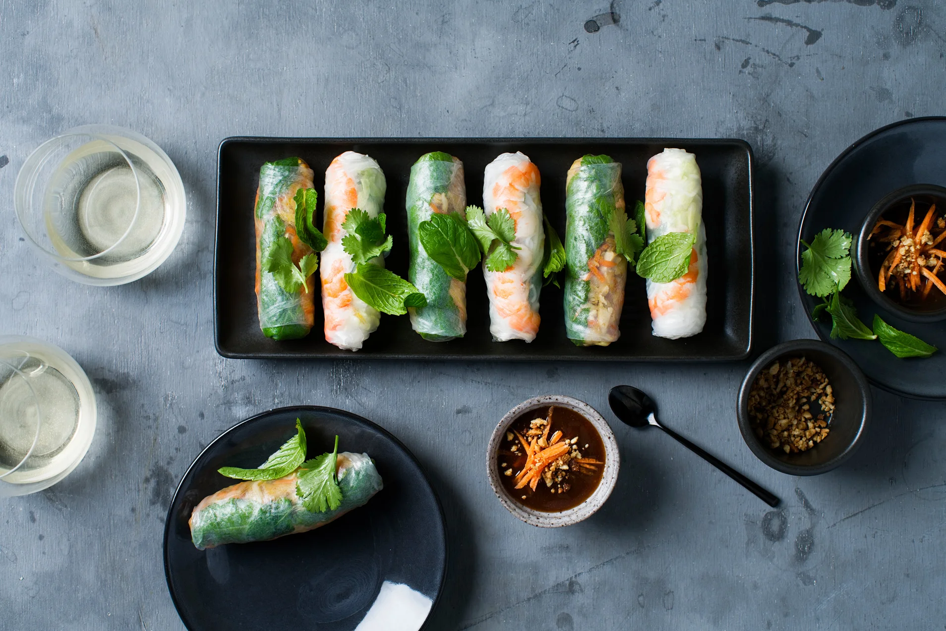 Fresh summer rolls (Banquet 1 and Banquet 2 Entrée)