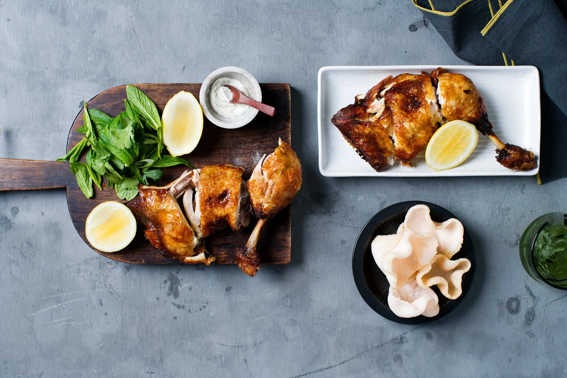 Crispy-skin chicken $16.90 (Chicken)