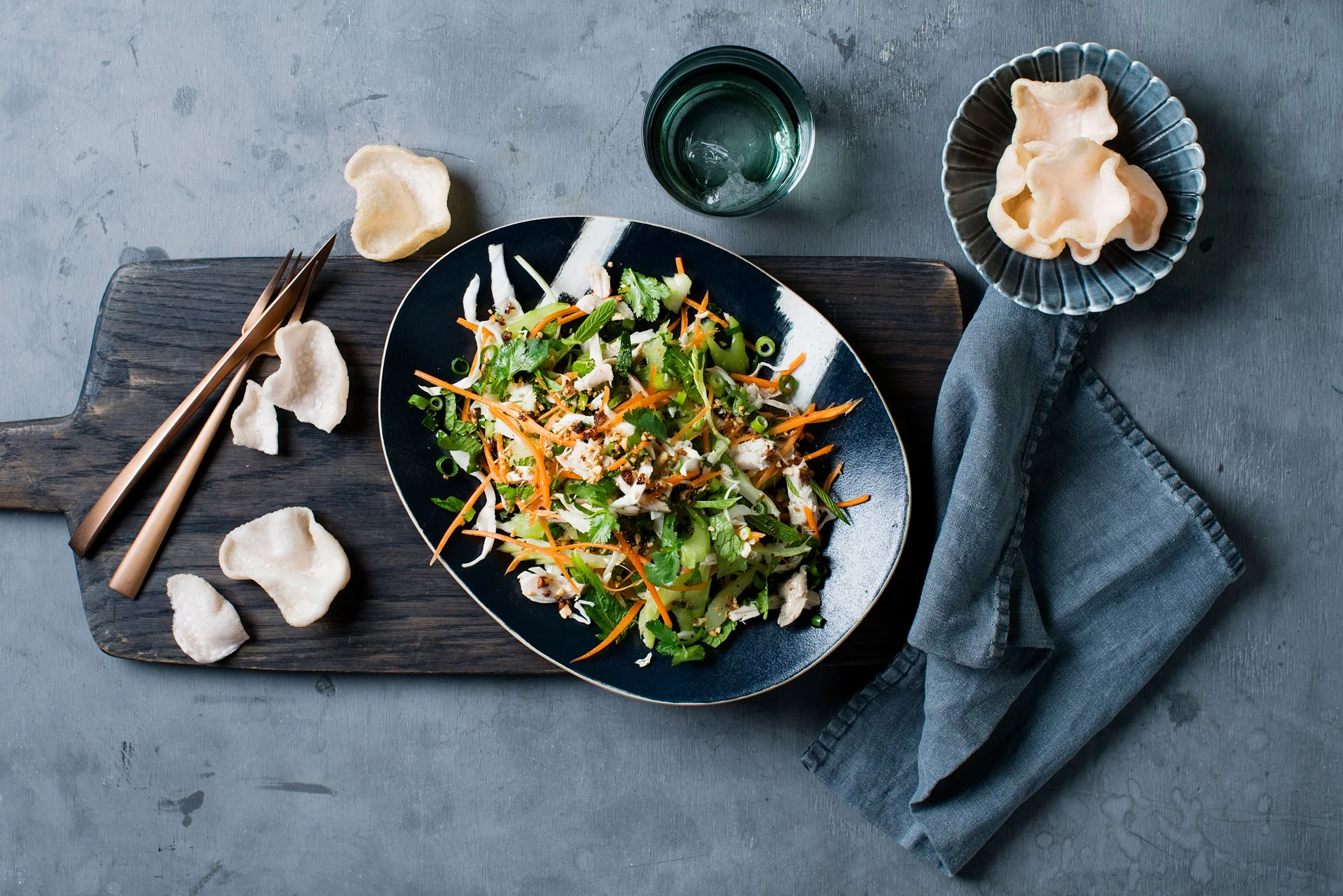 Vietnamese chicken salad $9.50 (Entr é e)