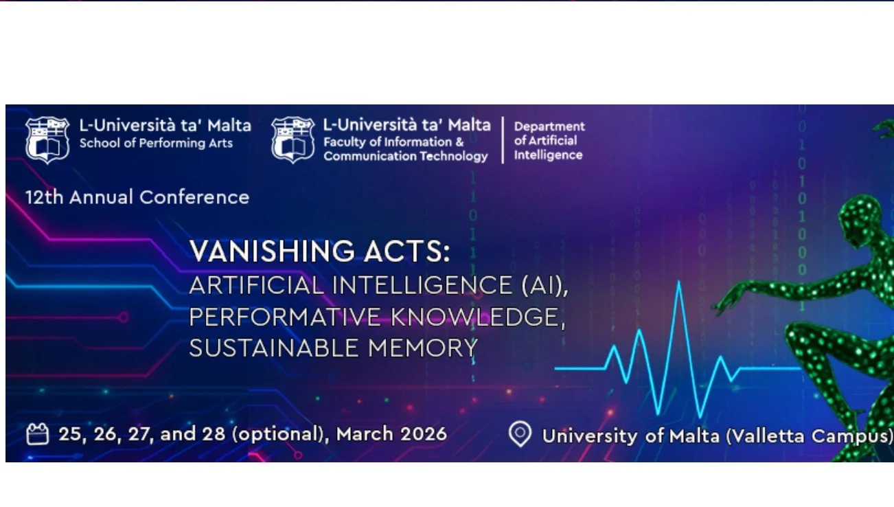 Vanishing Acts, Performative Knowledge &amp; Sustainable Memory - Malta
