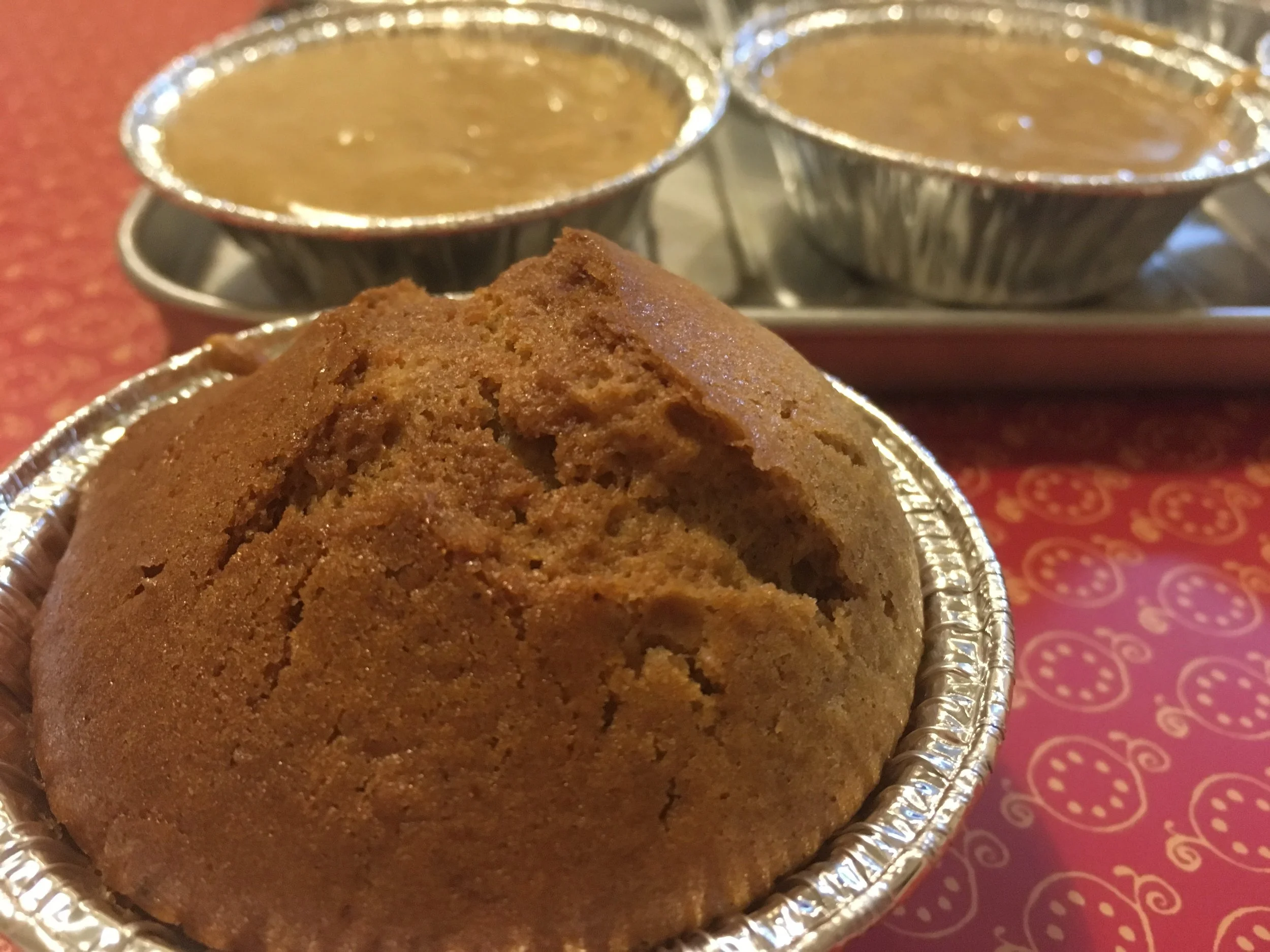 Gingerbread muffins