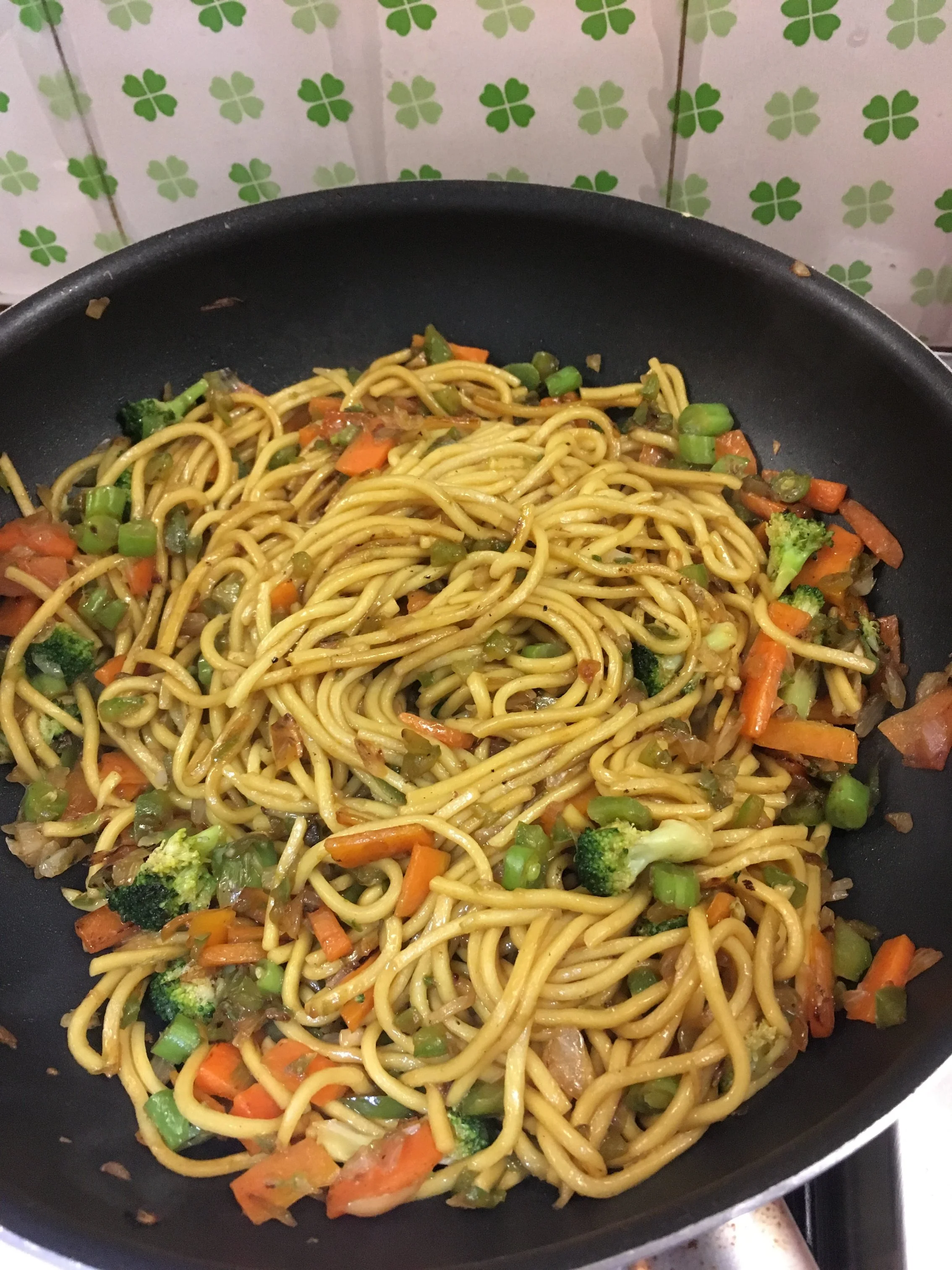 Weeknight veggie noodles